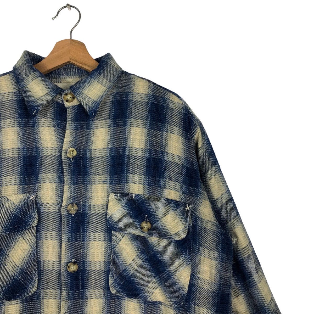 BEAUTY&YOUTH 🔥90’s Vintage Flannel Jacket Tartan Design Uniqlo Japan Size US M / EU 48-50 / 2 - 6 Thumbnail
