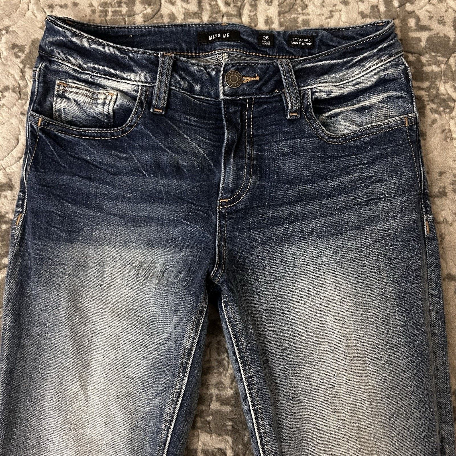 Miss Me Miss Me Standard Ankle Skinny Style No: E02AK11A - Size 26 Size 26" / US 2 / IT 38 - 3 Thumbnail