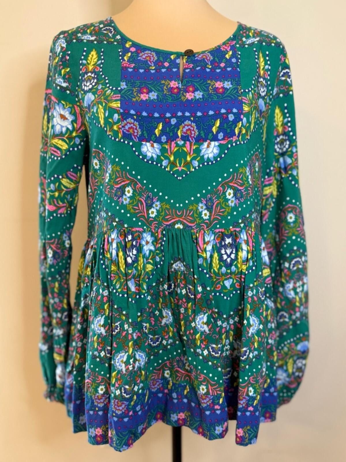 Other Matilda Jane shabby chic floral polka dot tunic top SZ SM Size S / US 4 / IT 40 - 1 Thumbnail