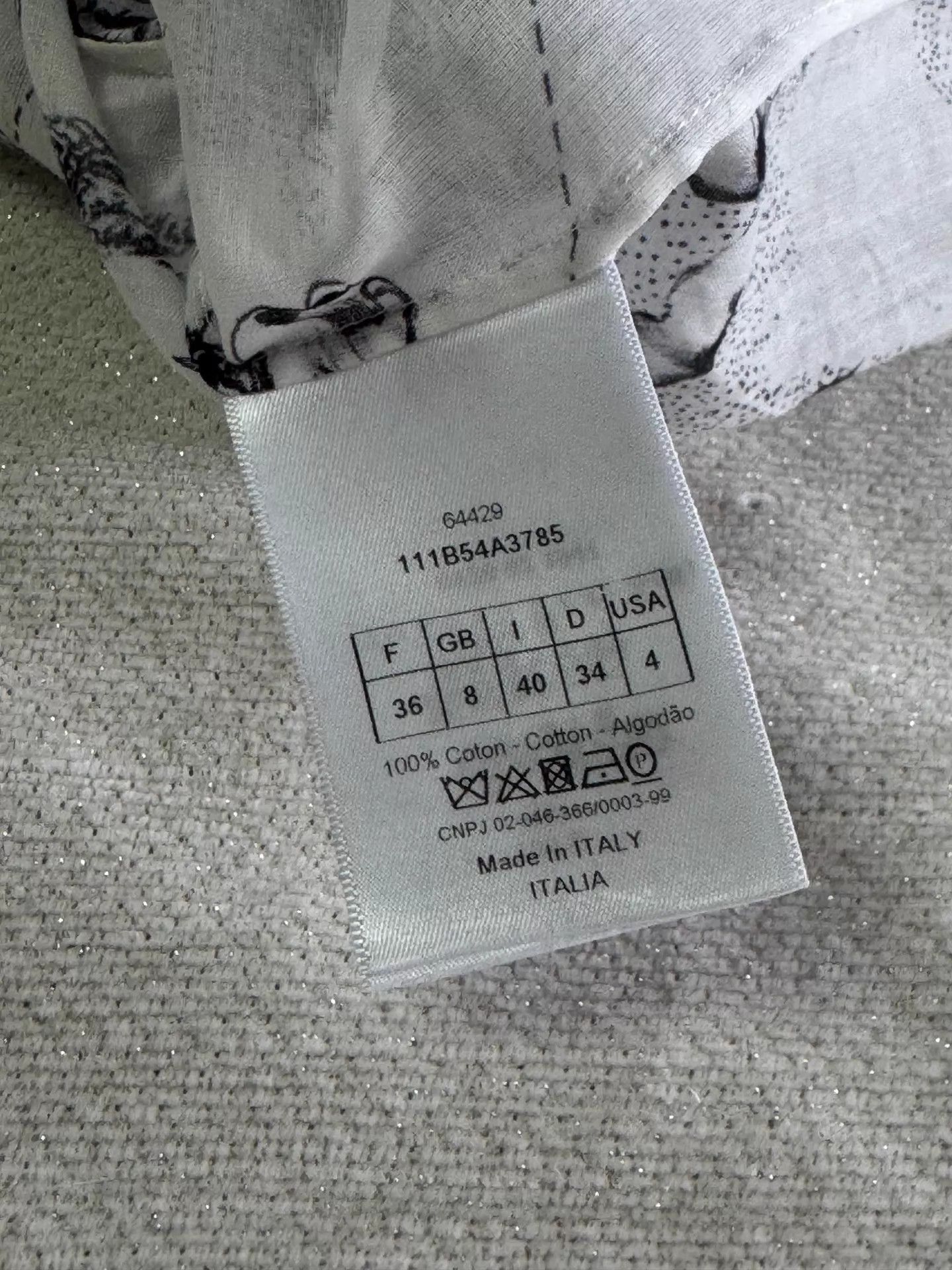 Dior Dior new authentic tagless shirt 36 Size XS / US 0-2 / IT 36-38 - 3 Thumbnail