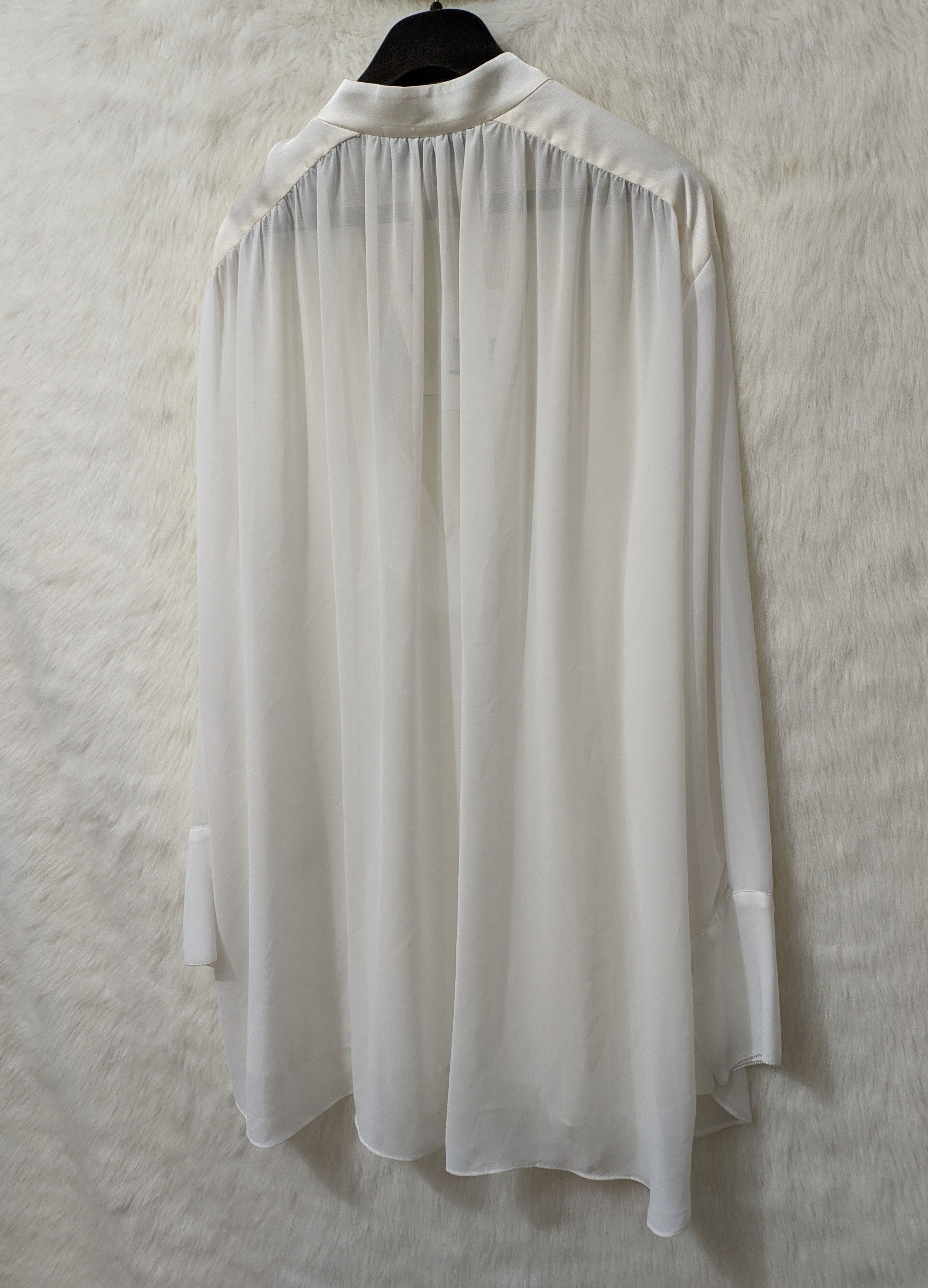 By Malene Birger BY MALENE BIRGER Bolivian Ruched Chiffon Blouse Top Tunic Size M / US 6-8 / IT 42-44 - 5 Thumbnail