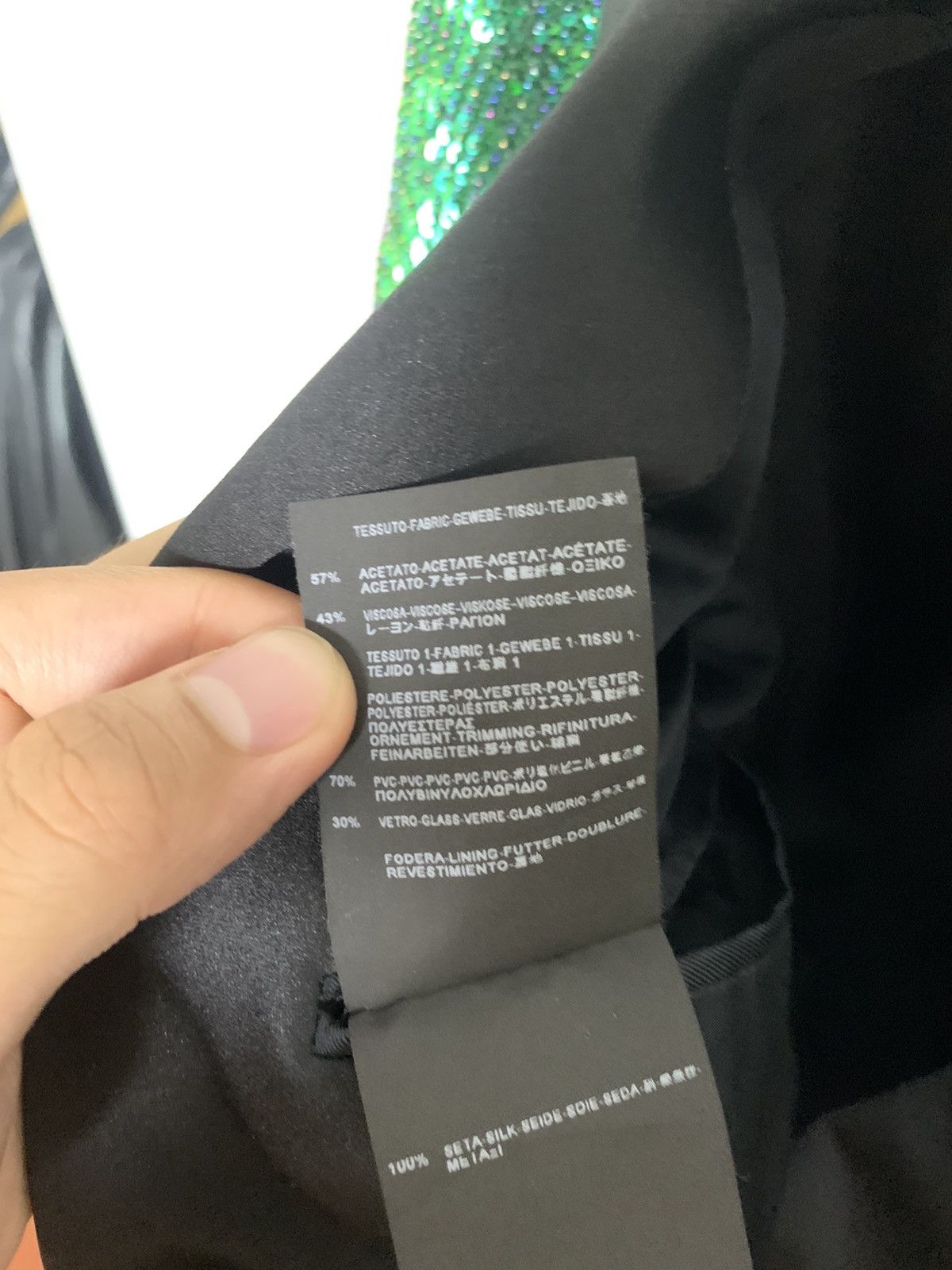 Saint Laurent Paris Saint Laurent 2014FW Green Embellished Coat Size US S / EU 44-46 / 1 - 6 Thumbnail