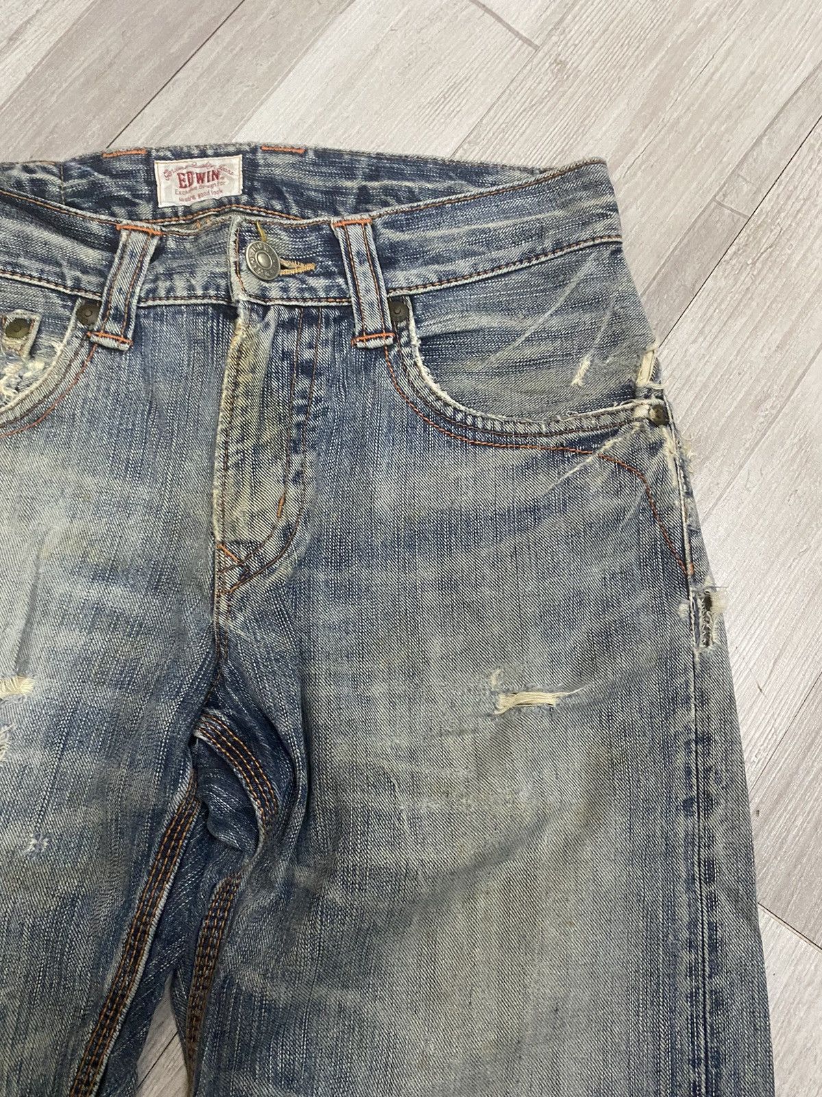 Edwin Edwin XV ripped denim size 32 Size US 32 / EU 48 - 4 Thumbnail