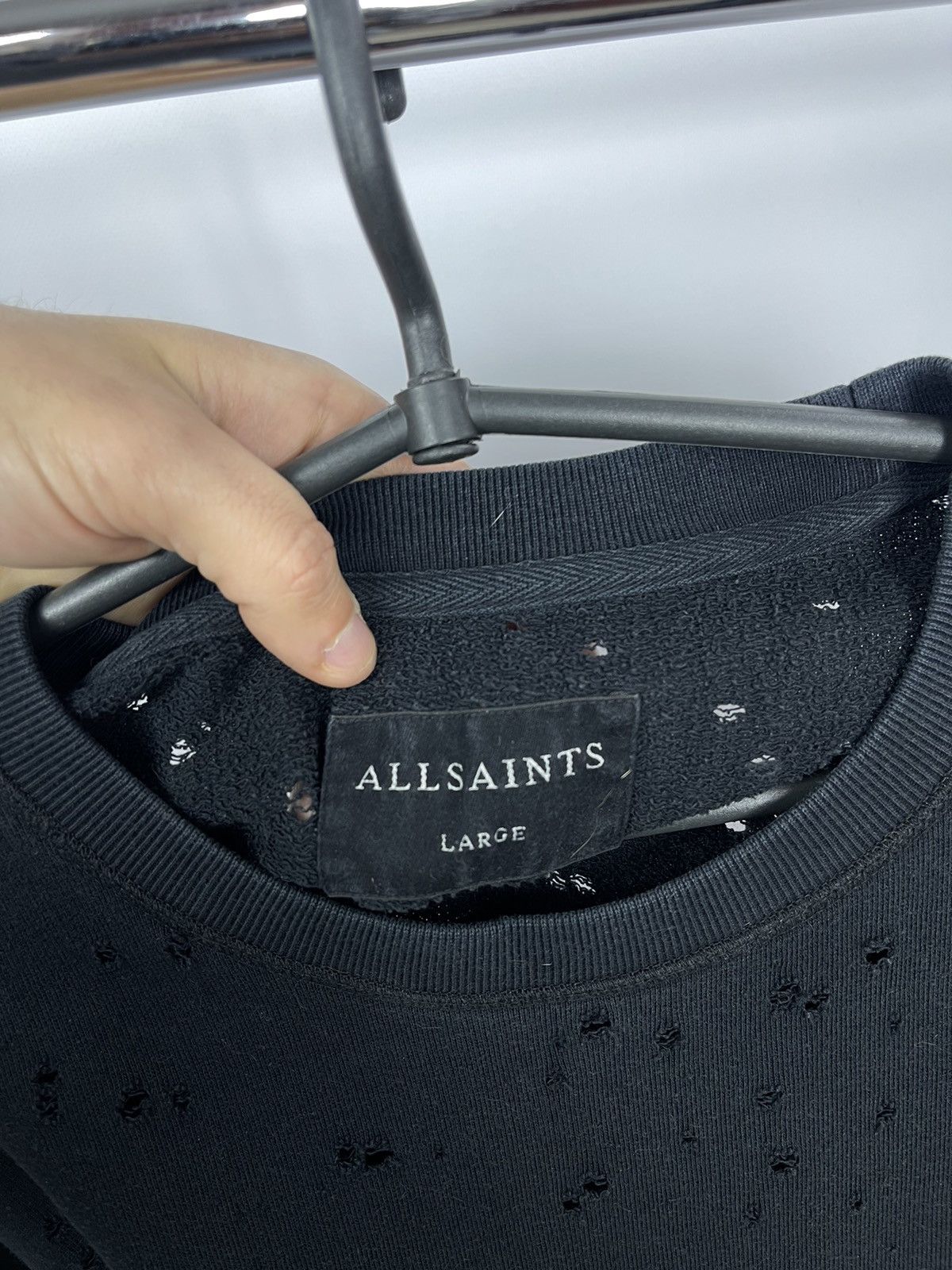 Allsaints Allsaints London T-Shirt Size Large Black Made in Turkey Size US L / EU 52-54 / 3 - 3 Thumbnail
