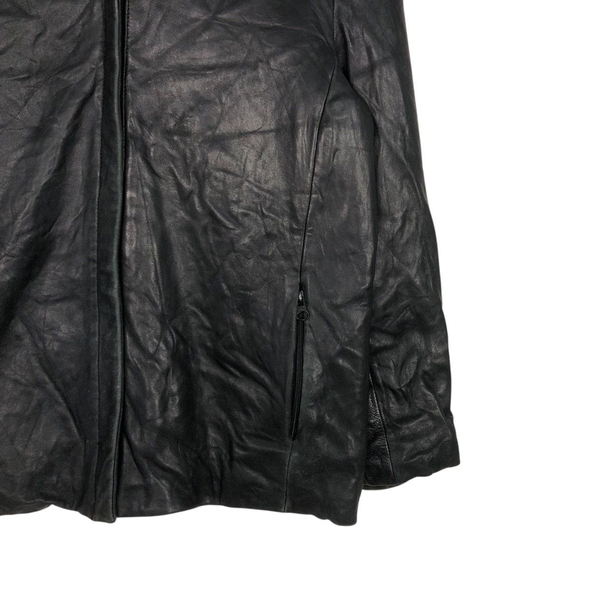 Japanese Brand 📌Rich Black Vintage Leather Jacket Nine West Issey Miyake Size US M / EU 48-50 / 2 - 6 Thumbnail