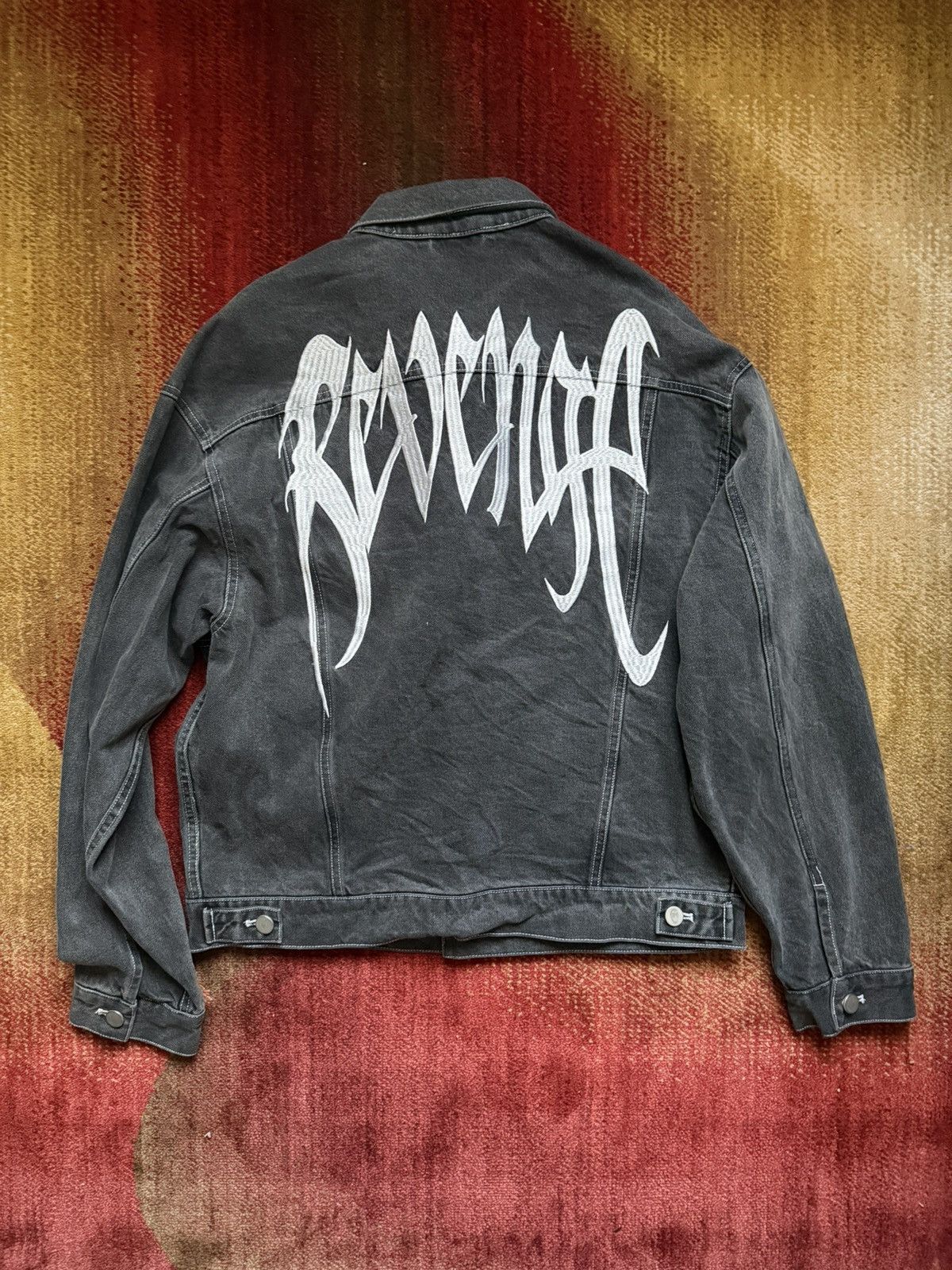 Revenge Revenge Grey Denim Jacket Size US L / EU 52-54 / 3 - 2 Thumbnail