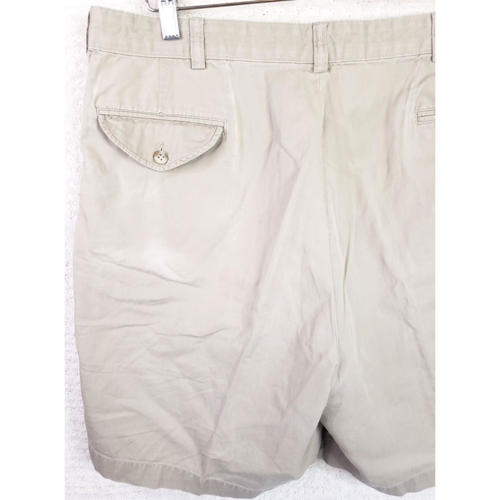 Ralph Lauren Polo Golf Ralph Lauren Chino Shorts Mens 38x8 Beige Cotton Pleated Zip Closure Regular Fit Shortsevent Casual Mens Size US M / EU 48-50 / 2 - 7 Thumbnail