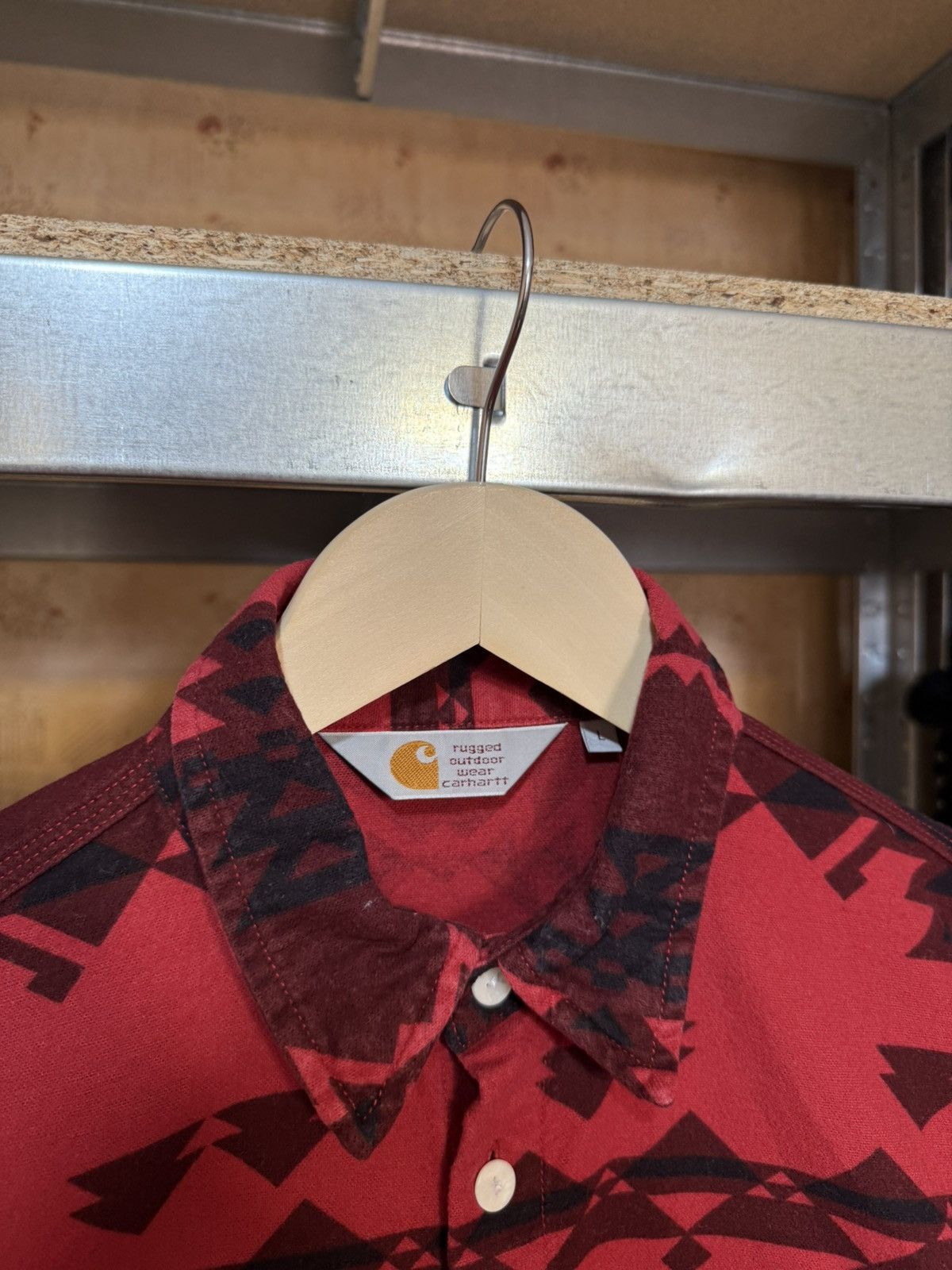 Carhartt × Carhartt Wip CARHARTT WIP Native Aztec Pattern Long Sleeve Button Shirt Size US L / EU 52-54 / 3 - 5 Thumbnail