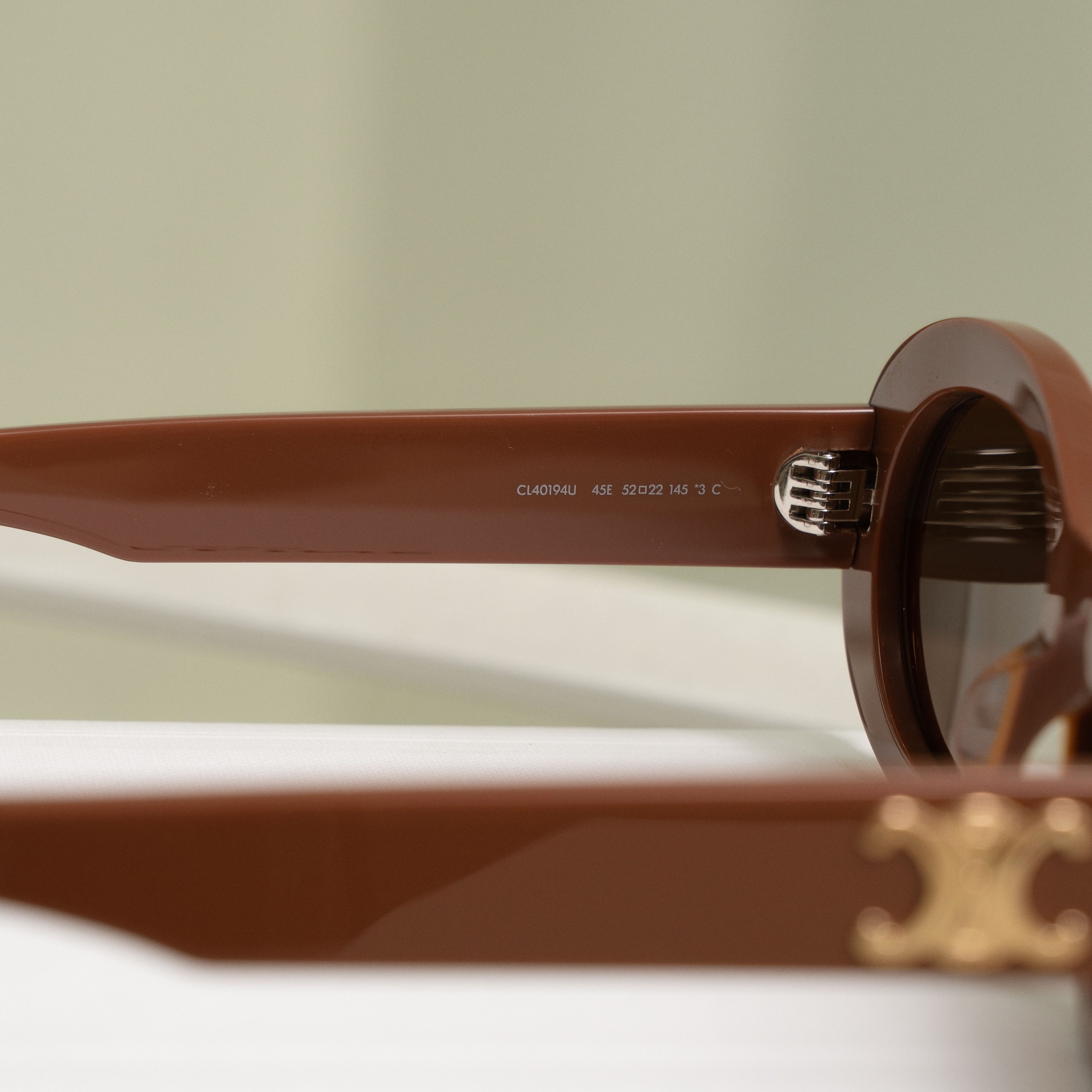 Celine CELINE Triomphe 01 Sunglasses BROWN Size ONE SIZE - 5 Thumbnail
