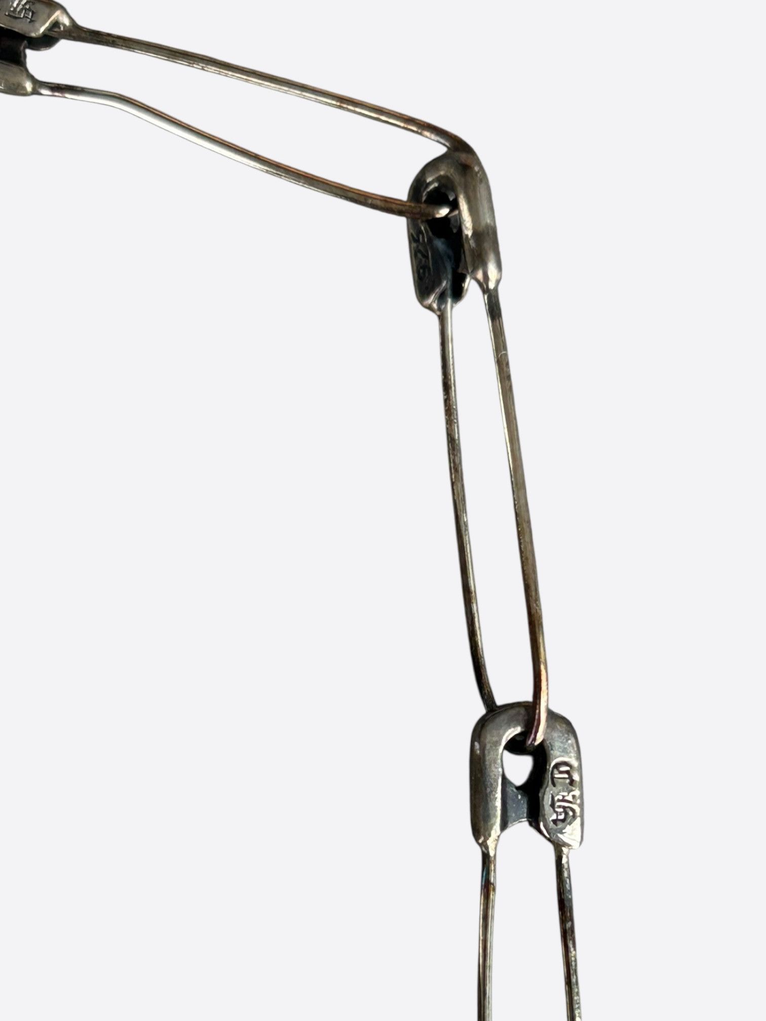 Chrome Hearts Chrome Hearts Silver Safety Pin Necklace Size ONE SIZE - 4 Thumbnail