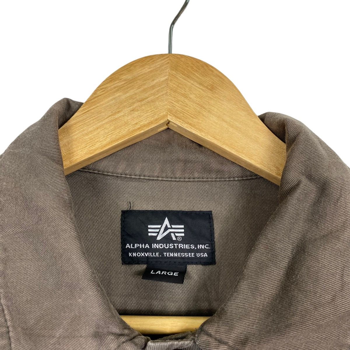 Alpha Industries ALPHA INDUSTRIES Olive Green Cotton Blend Shortsleeve Size US M / EU 48-50 / 2 - 9 Thumbnail