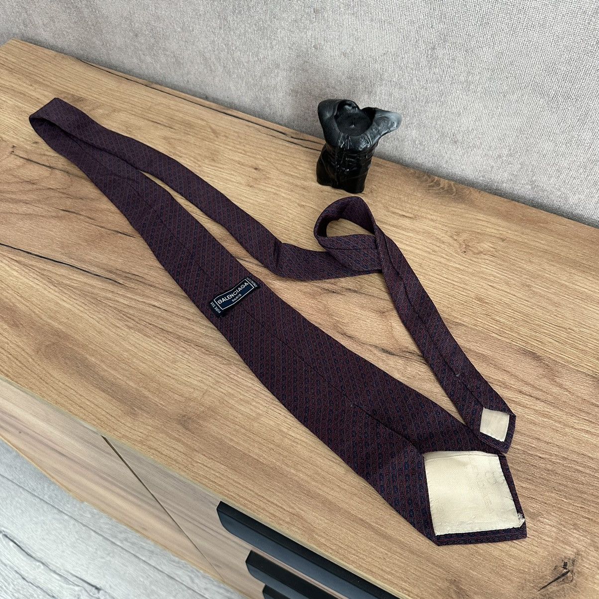 Balenciaga Luxury Balenciaga Paris Tie Silk Old Money Y2K 00s Size ONE SIZE - 1 Thumbnail