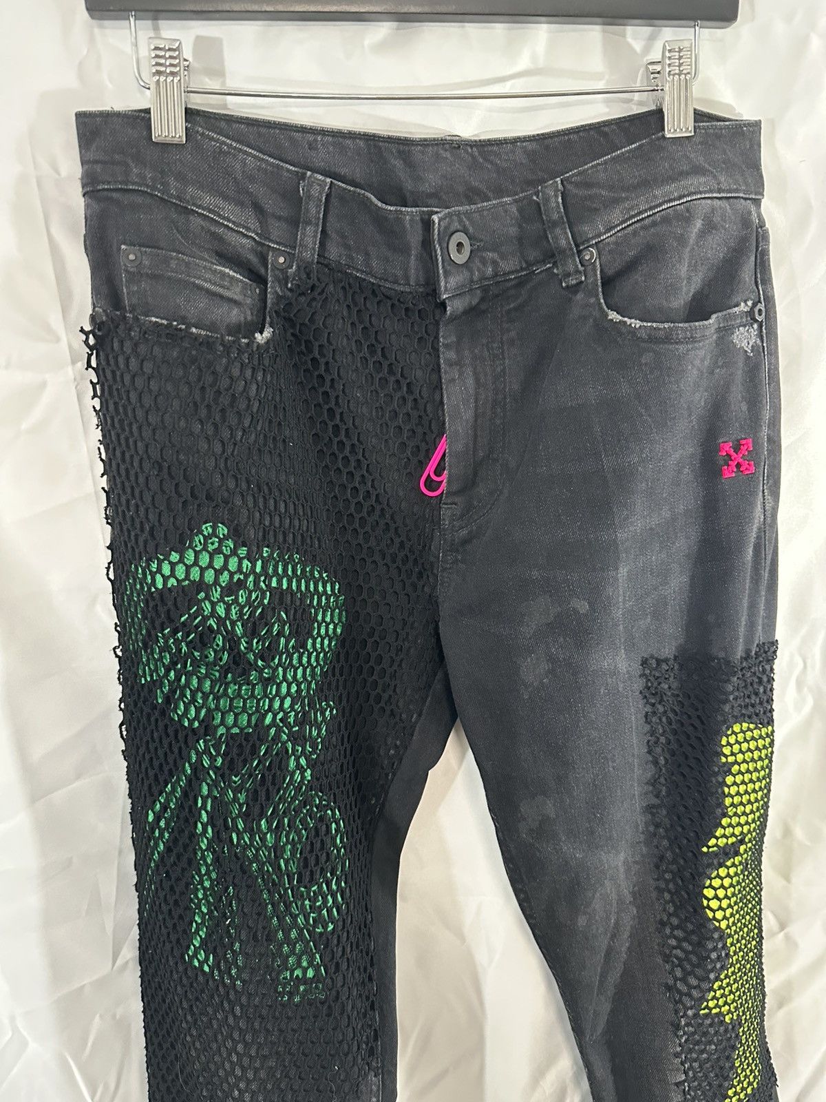 Off-White Off-White Graffiti Netted Size US 31 - 5 Thumbnail