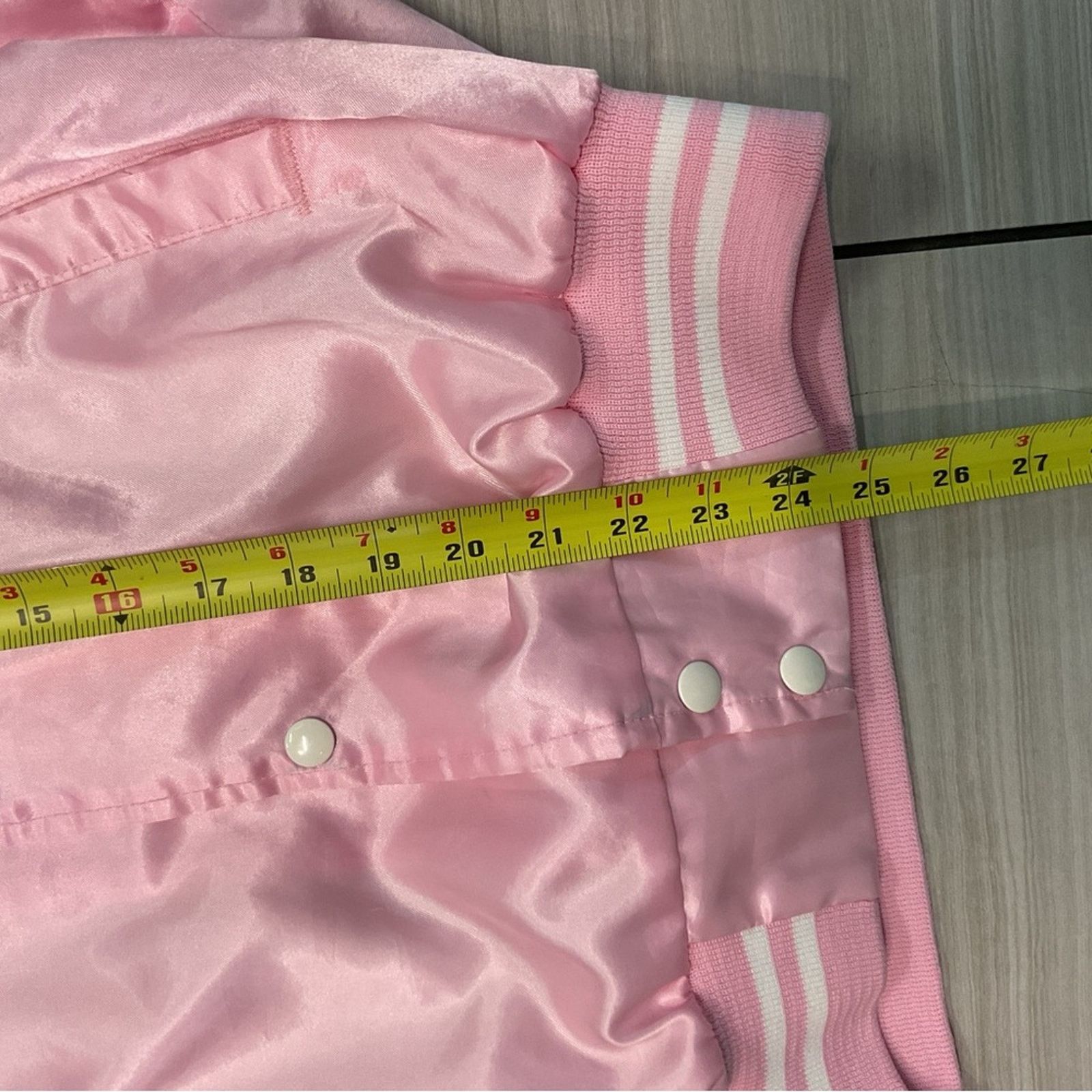 Vintage 1970s Napa Valley Pink Satin Souvenir Jacket – USA Made Size L / US 10 / IT 46 - 5 Thumbnail