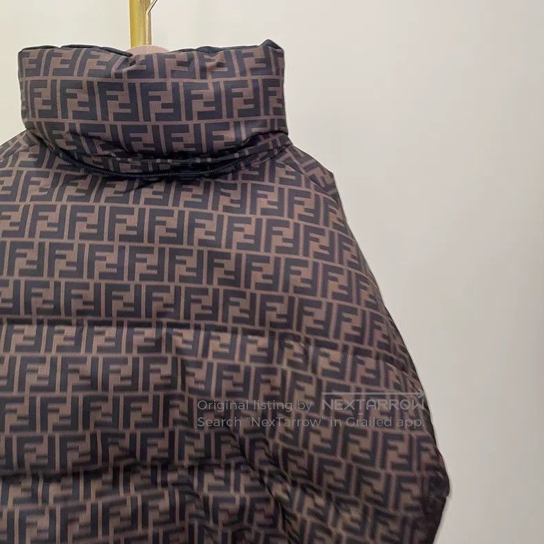 Fendi Fendi Monogram all-over print reversible down jacket Size S / US 4 / IT 40 - 4 Thumbnail