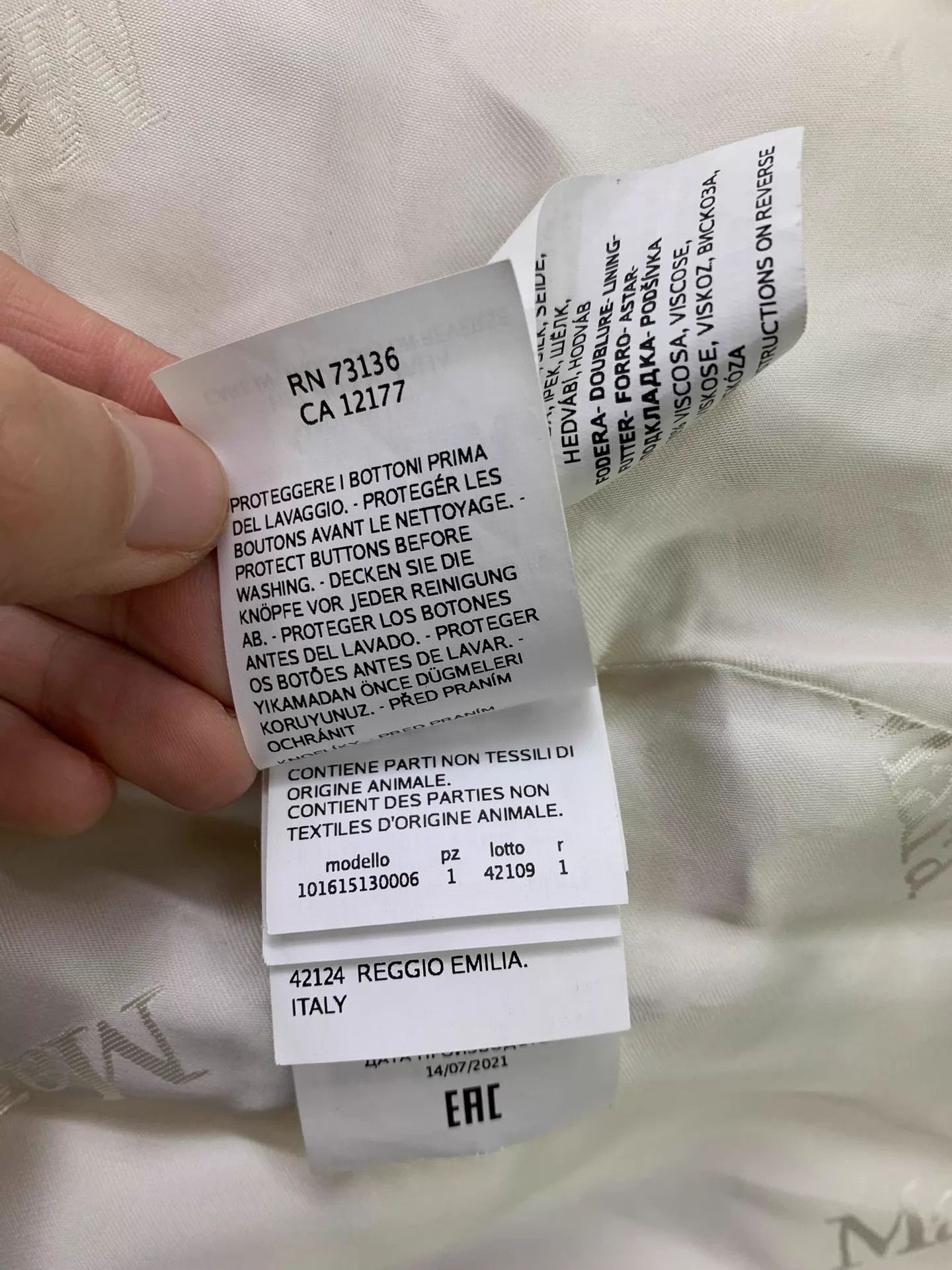 Max Mara MaxMara White Long Teddy Coat XS Size XS / US 0-2 / IT 36-38 - 7 Thumbnail