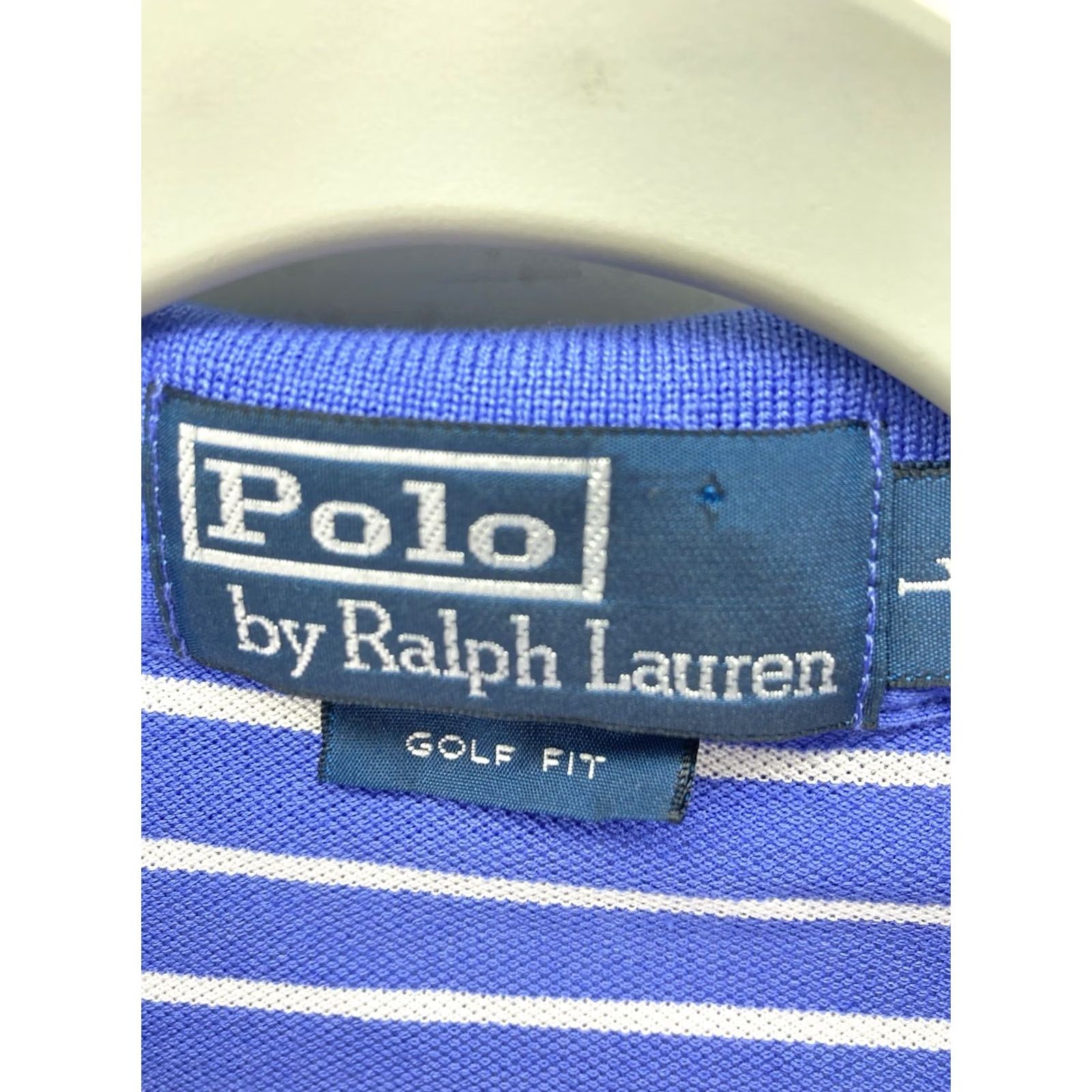 Ralph Lauren Ralph Lauren Polo Golf Shirt Men Size Large Blue Stripe Pima Cotton Short Sleeve Size US L / EU 52-54 / 3 - 5 Thumbnail
