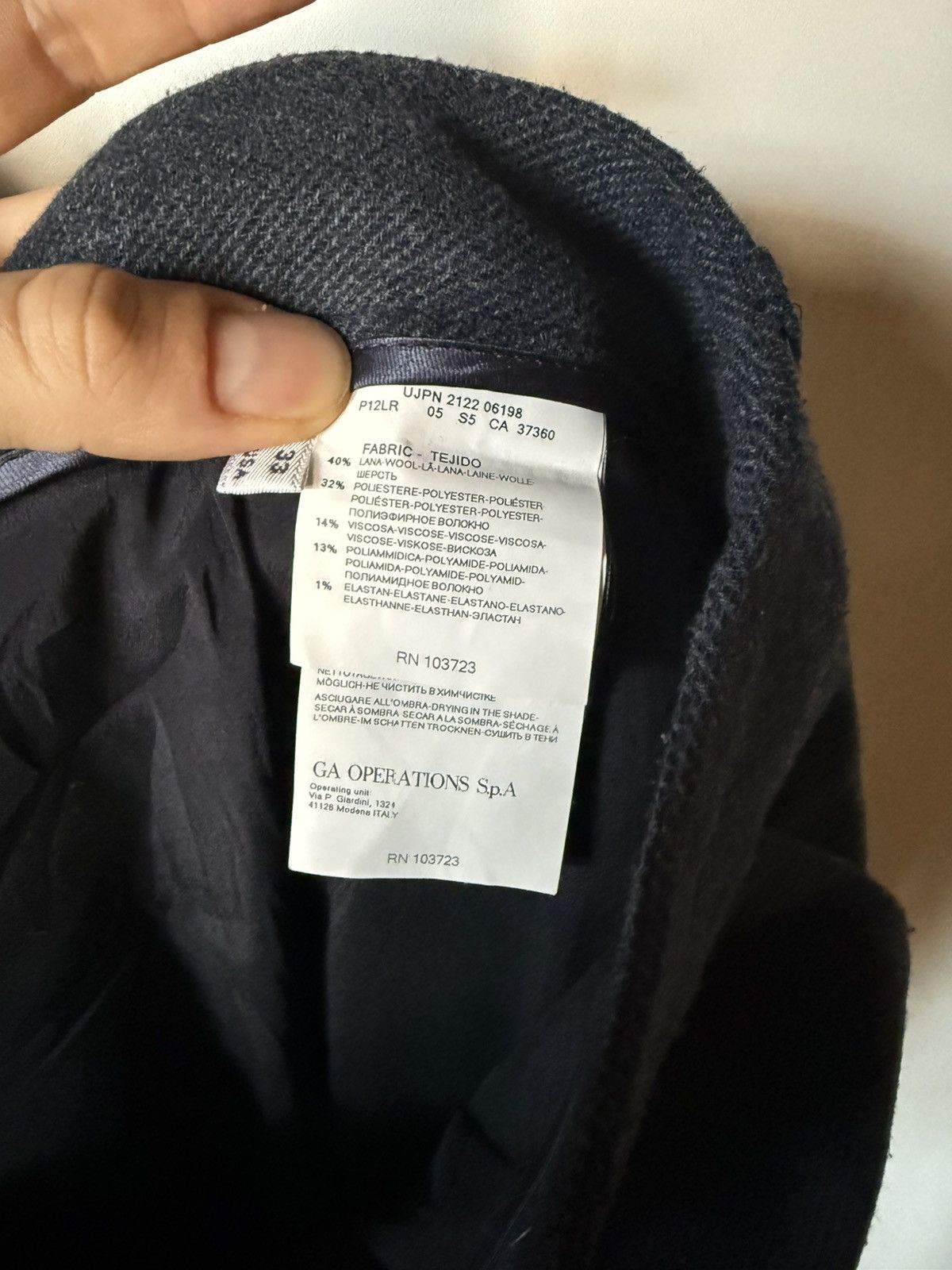 Armani Armani Wool Trousers Size US 33 - 8 Thumbnail