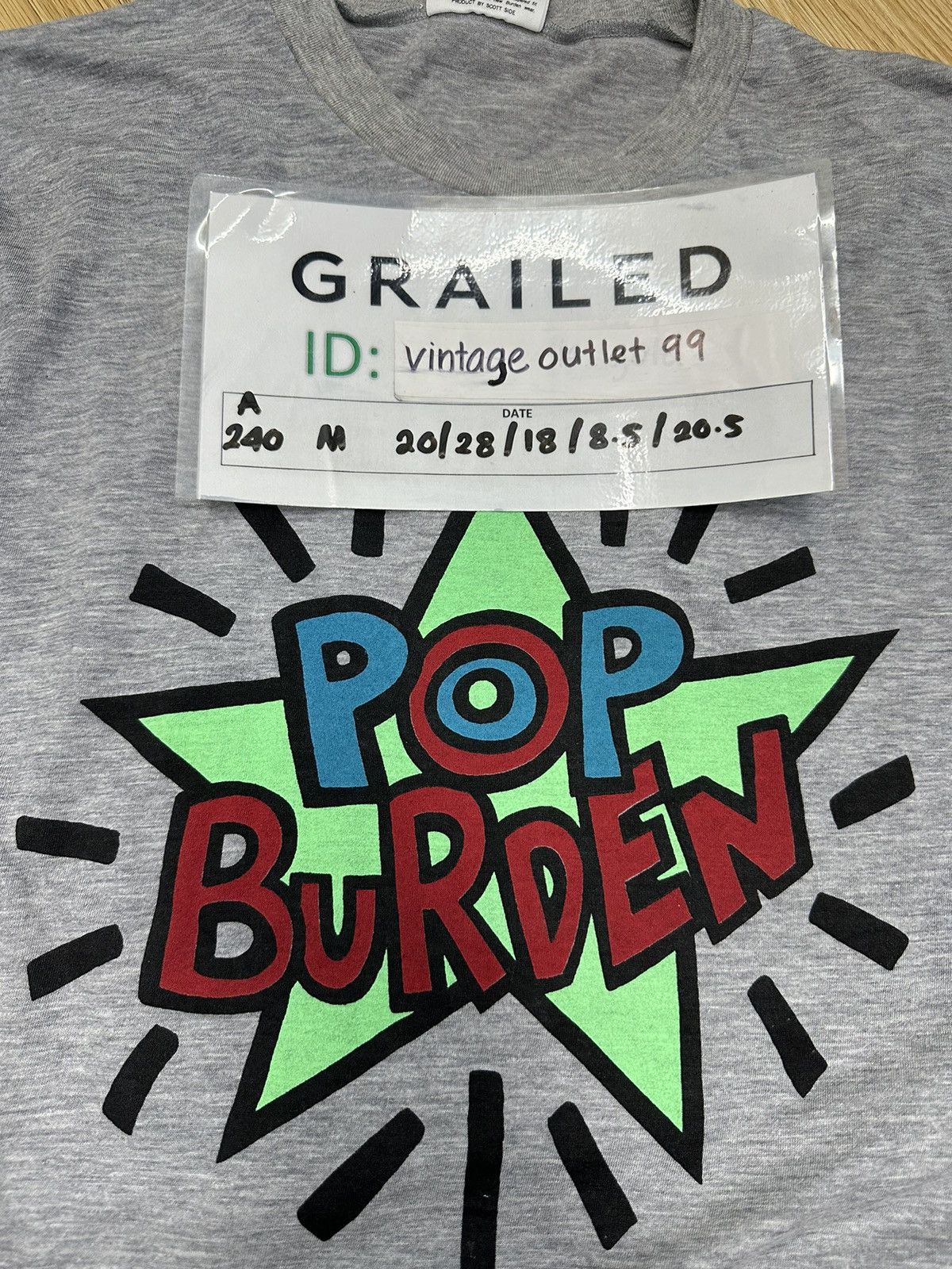 Vintage Vintage 90s Single Stitch Pop Burden A240 Size US M / EU 48-50 / 2 - 10 Thumbnail