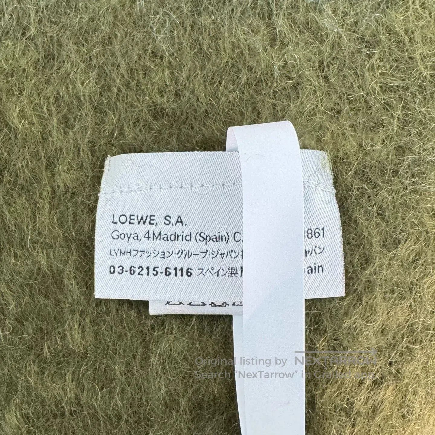 Loewe Loewe Mohair Color-Block Scarf. Size ONE SIZE - 3 Thumbnail