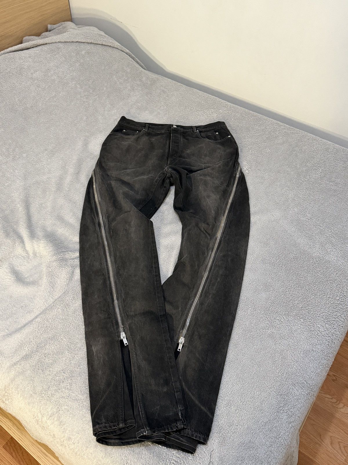Rick Owens Drkshdw Rick Owens DRK Bolan banana cut jean Size US 38 / EU 54 - 1 Thumbnail