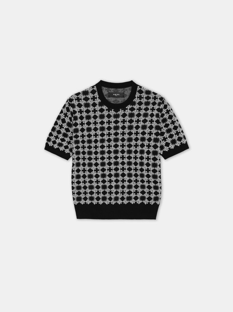 Amiri o1s1wg110126 MA Quad T-Shirt in Black/White Size XL / US 12-14 / IT 48-50 - 1 Thumbnail