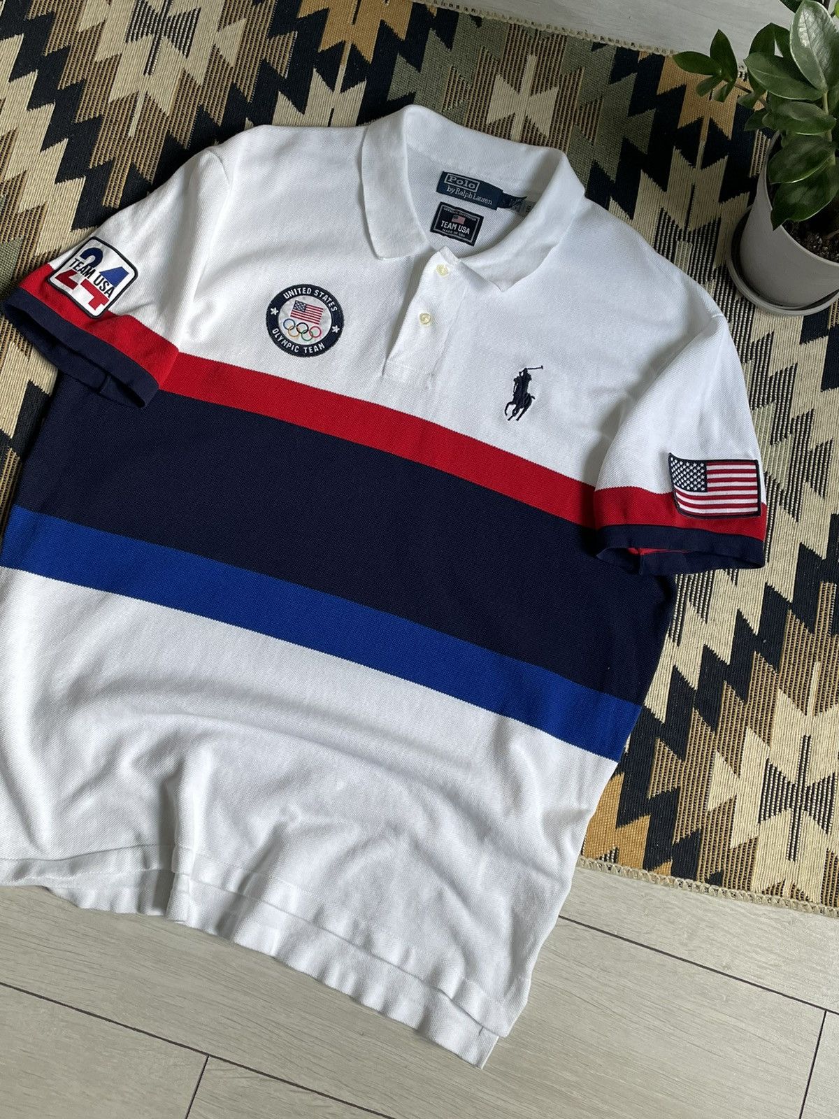 Other Polo Ralph Lauren USA Olympic Chief Kief Y2K T-shirt Size US L / EU 52-54 / 3 - 4 Thumbnail