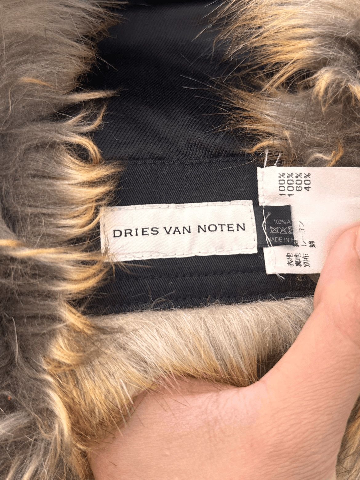 Dries Van Noten Dries Van Noten 20AW Fur Scarf-2505 Size ONE SIZE - 6 Thumbnail