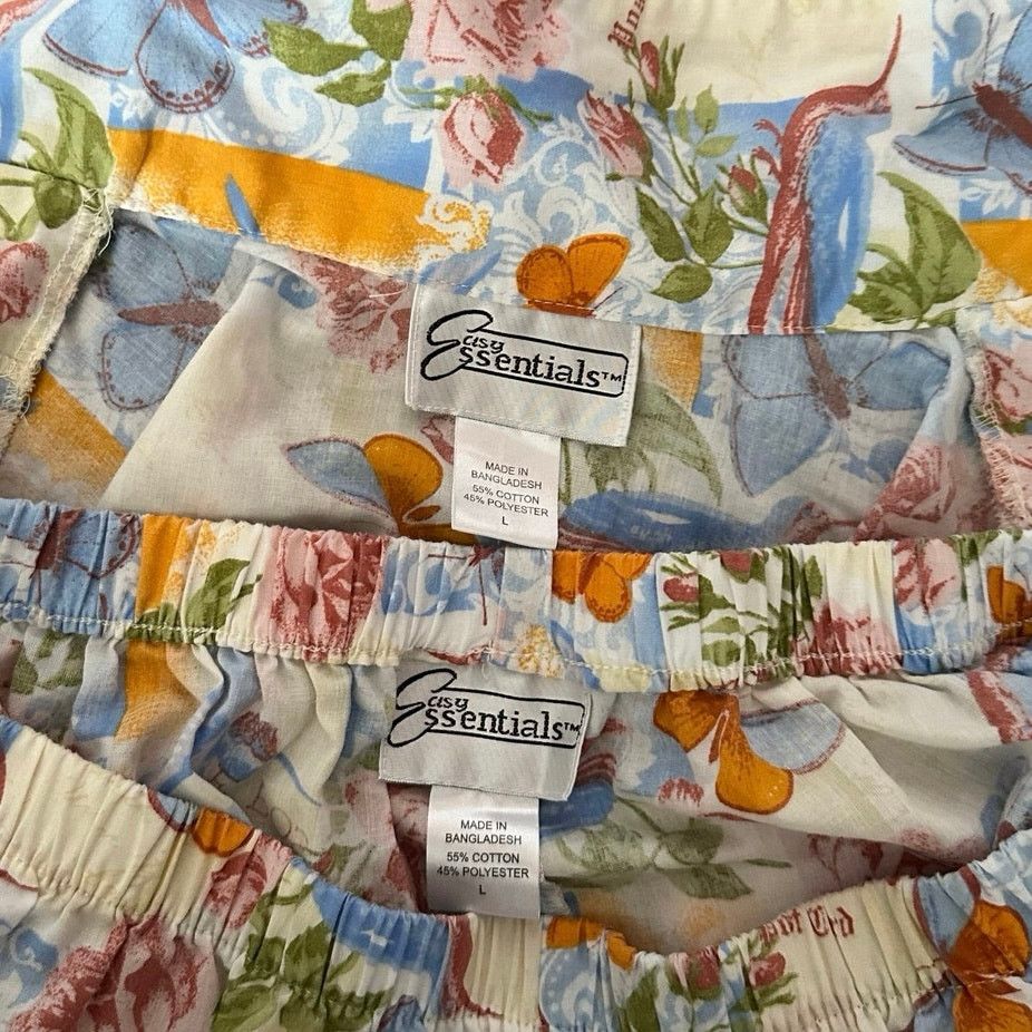 Other easy essentials butterfly multicolored pajama set Size ONE SIZE - 3 Thumbnail