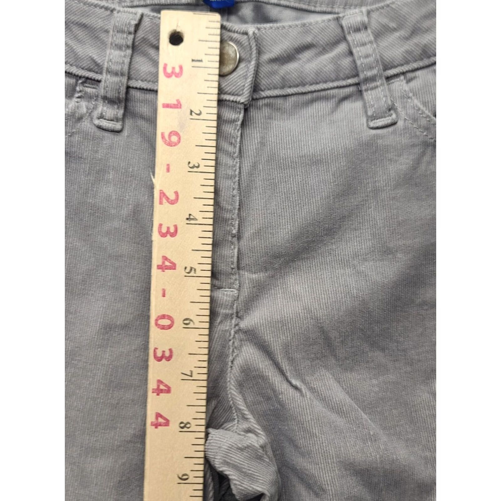 Pendleton Pendelton Pants Womens 4P 26x29 Slim Fit Tapered Leg Mid Rise Trousers Stretch Gray Cotton Spandex Flat Front Pockets Size 27" / US 4 / IT 40 - 4 Thumbnail