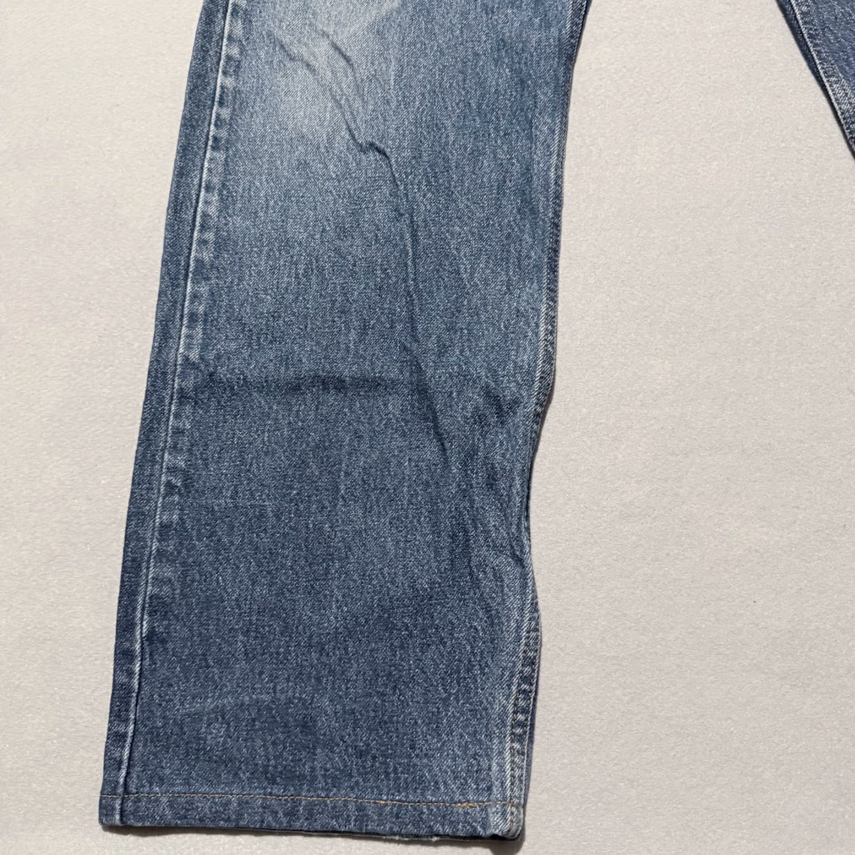 Levi's Levi's 505 Jeans Men Blue Denim Mid Rise Straight Pockets 38X34 Denim Jeans - 38X34 Size US 38 / EU 54 - 5 Thumbnail