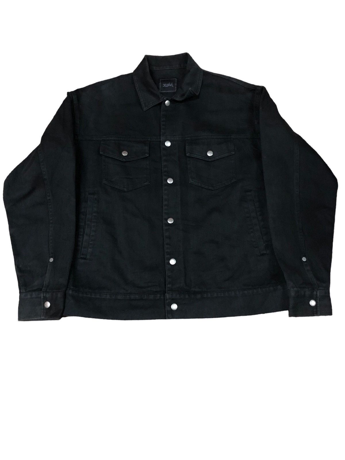 Japanese Brand X-Girl Black Denim Jacket Size US M / EU 48-50 / 2 - 1 Thumbnail