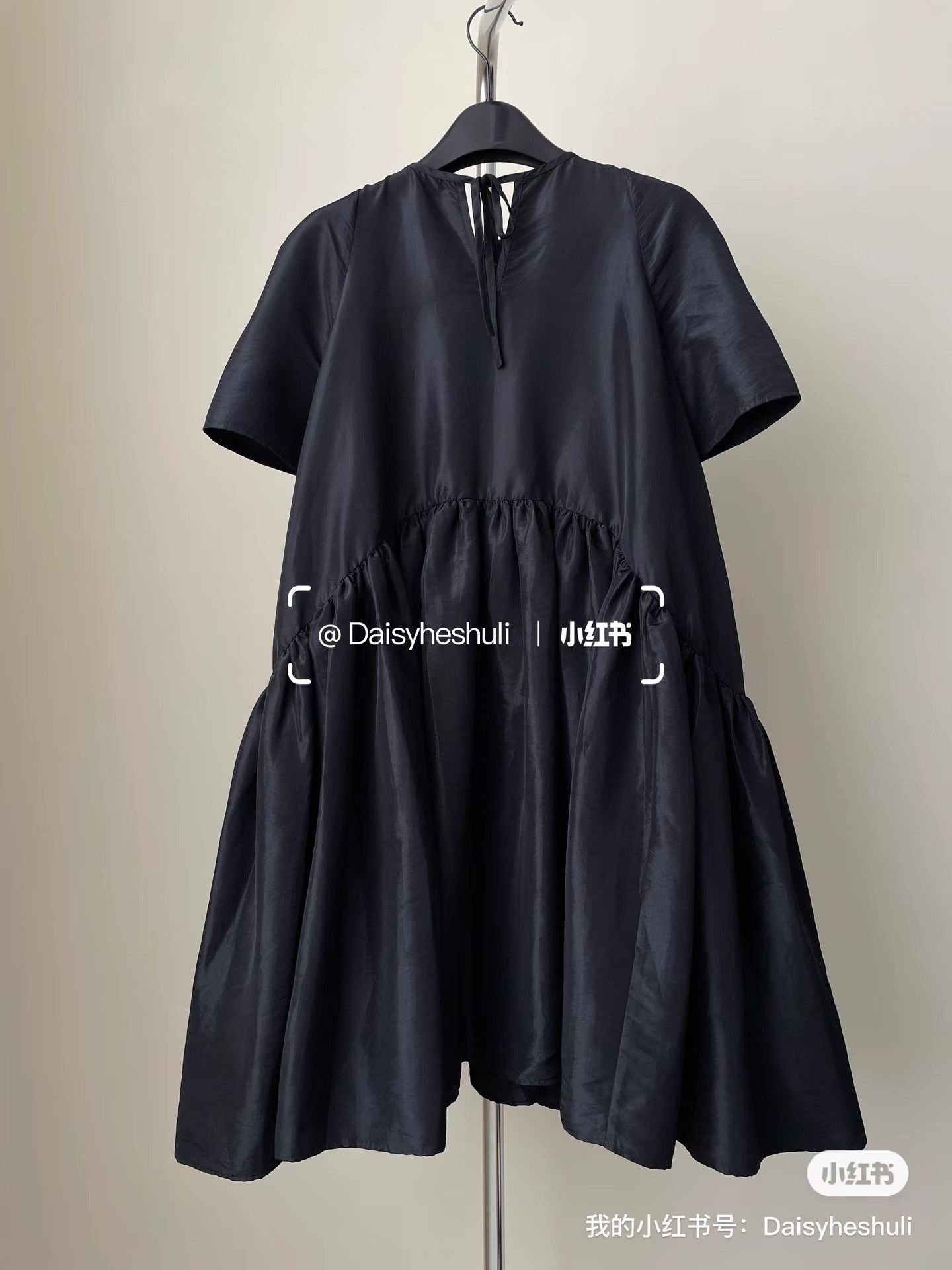 Cecilie Bahnsen Cecilie Bahnsen Designer Black Dress, Hepburn-style Ｑ24 Size M / US 6-8 / IT 42-44 - 6 Thumbnail