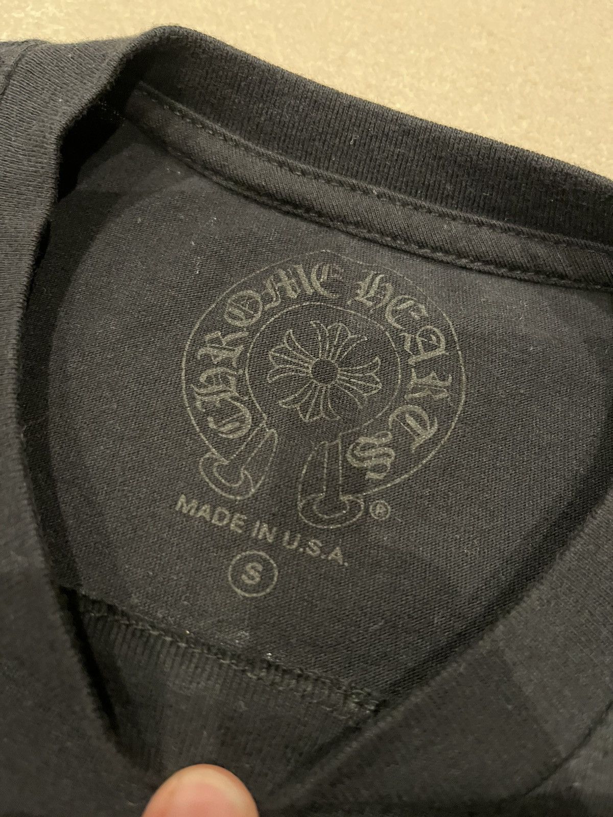 Chrome Hearts Chrome Hearts triple blue cross tee Size US S / EU 44-46 / 1 - 8 Thumbnail