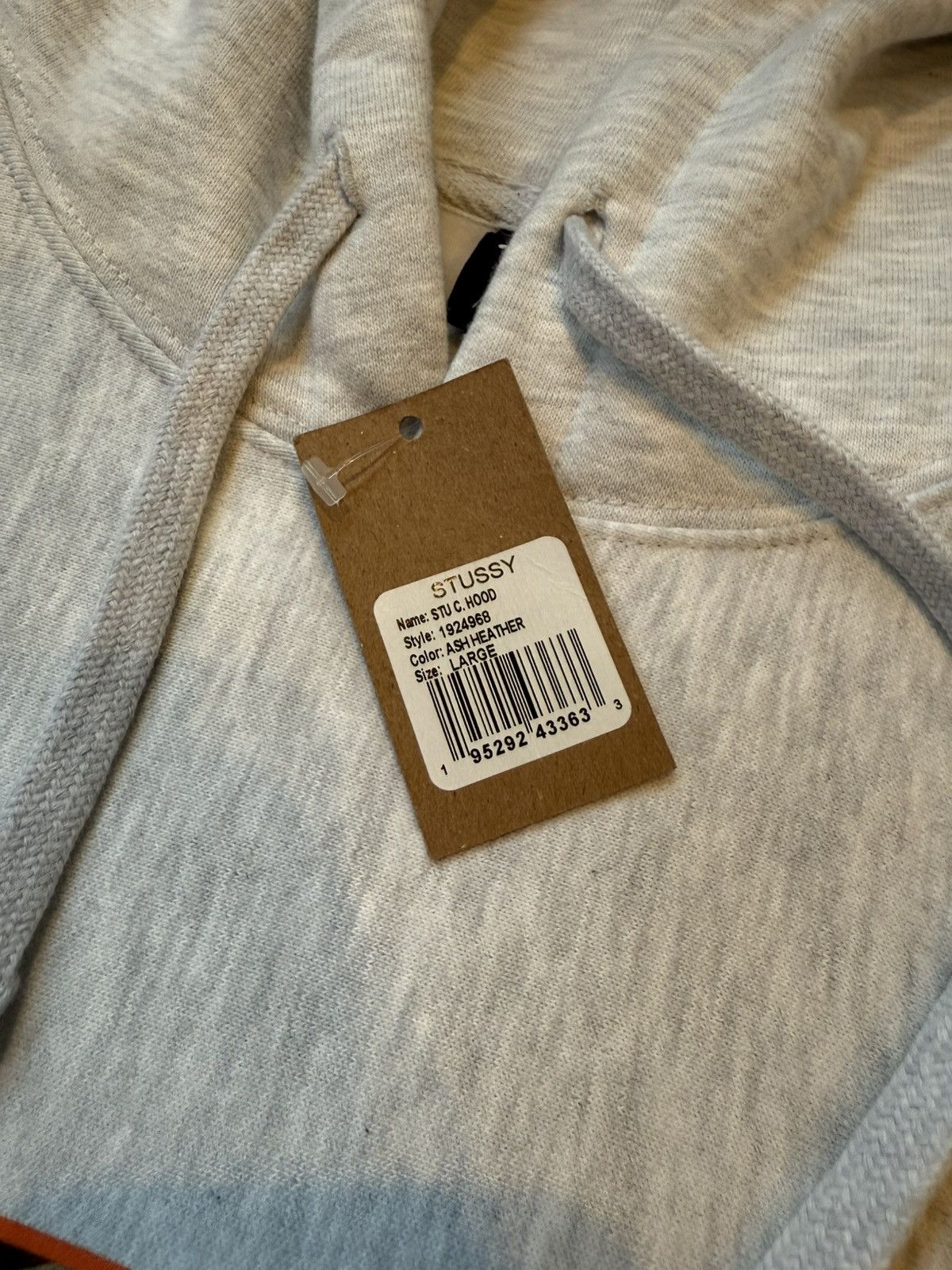 Stussy Stussy Stu C. Hoodie Heather Grey Size US L / EU 52-54 / 3 - 3 Thumbnail
