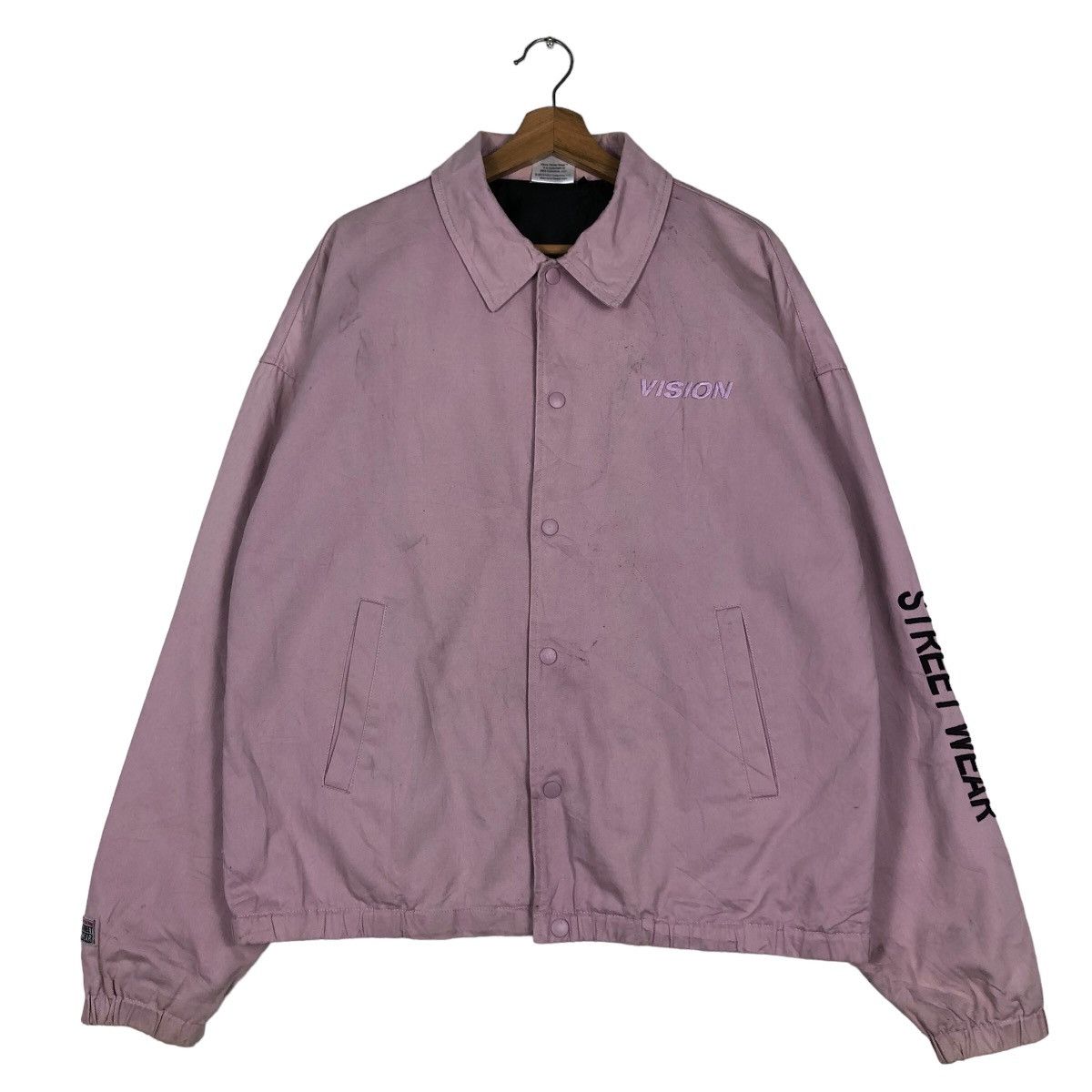 Japanese Brand 🔥Vintage Button Jacket Vision Street wear Big Logo Size US M / EU 48-50 / 2 - 1 Thumbnail