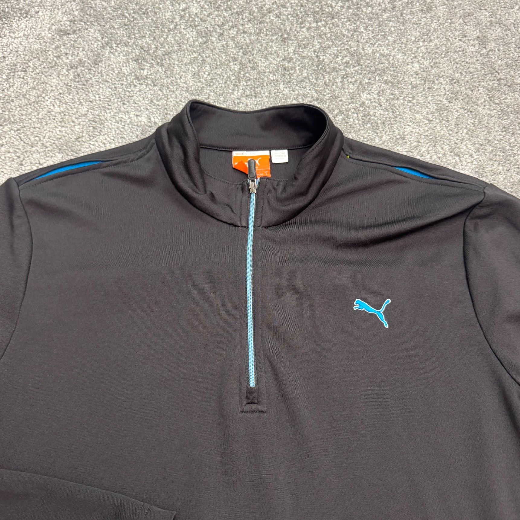 Puma Puma Golf 1/4 Zip Pullover Kapalua Jacket Womens Small Black Activewear Sports Shirt Size S / US 4 / IT 40 - 3 Thumbnail