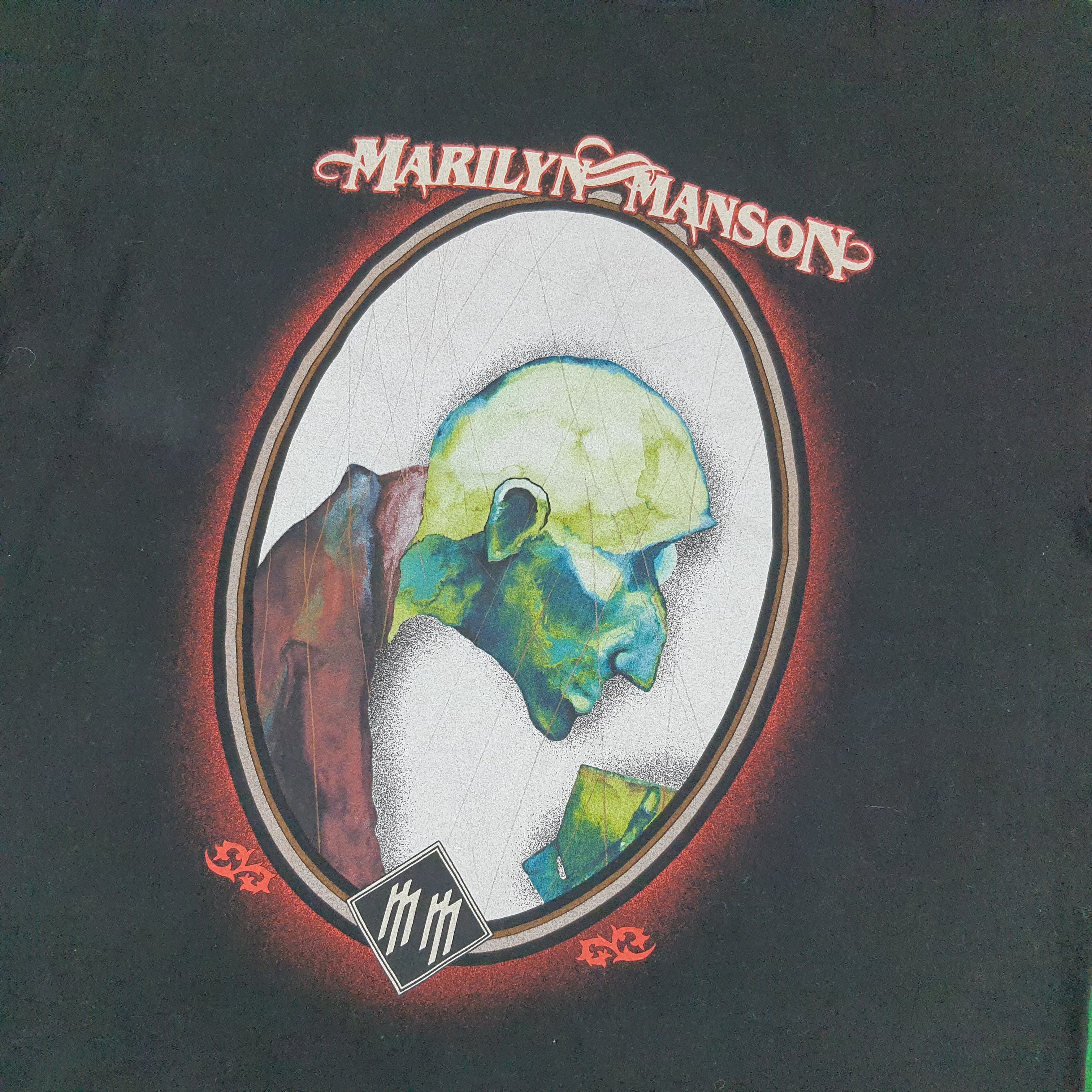Band Tees × Marilyn Manson Vintage Marilyn Manson Golden Age of Grotesque 2003 Tees Size US L / EU 52-54 / 3 - 2 Thumbnail