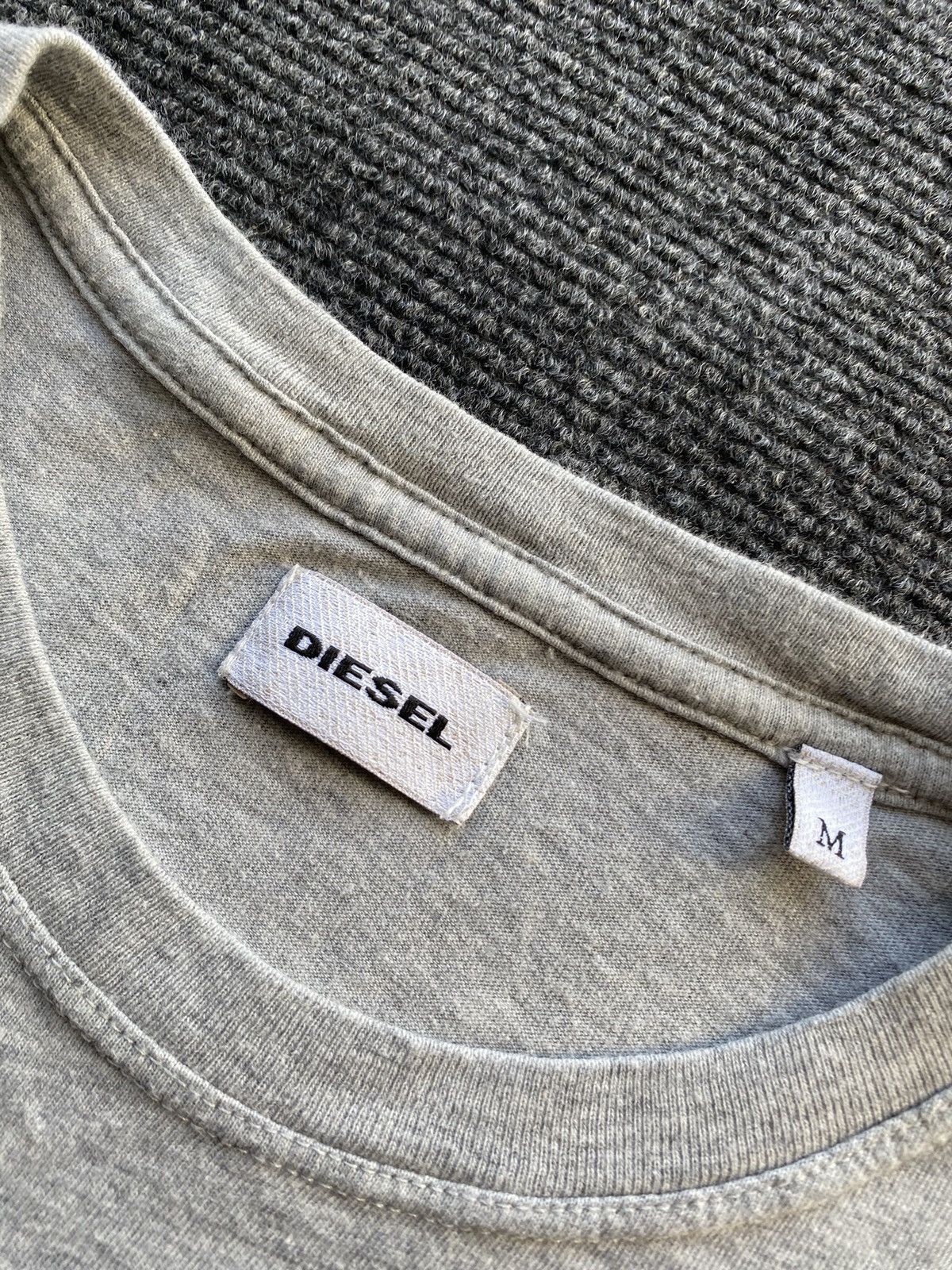 Diesel 🔥Opium Punk Diesel Gray Head Logo tee mens m alt goth emo Size US M / EU 48-50 / 2 - 3 Thumbnail
