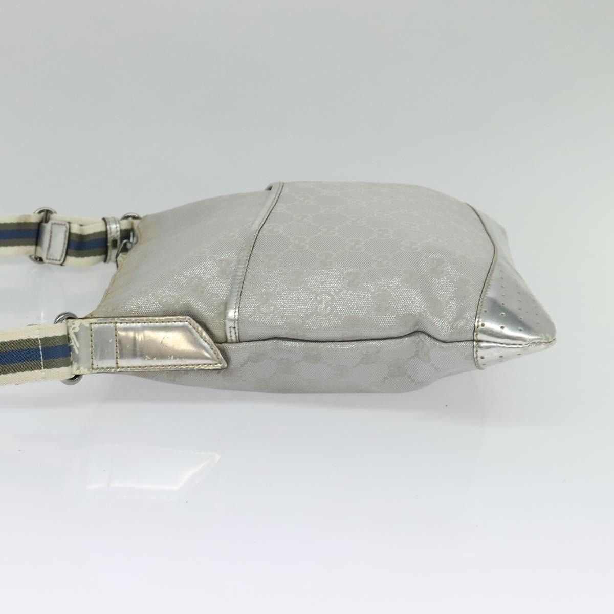 Gucci GUCCI GG Canvas Shoulder Bag Silver Size ONE SIZE - 4 Thumbnail