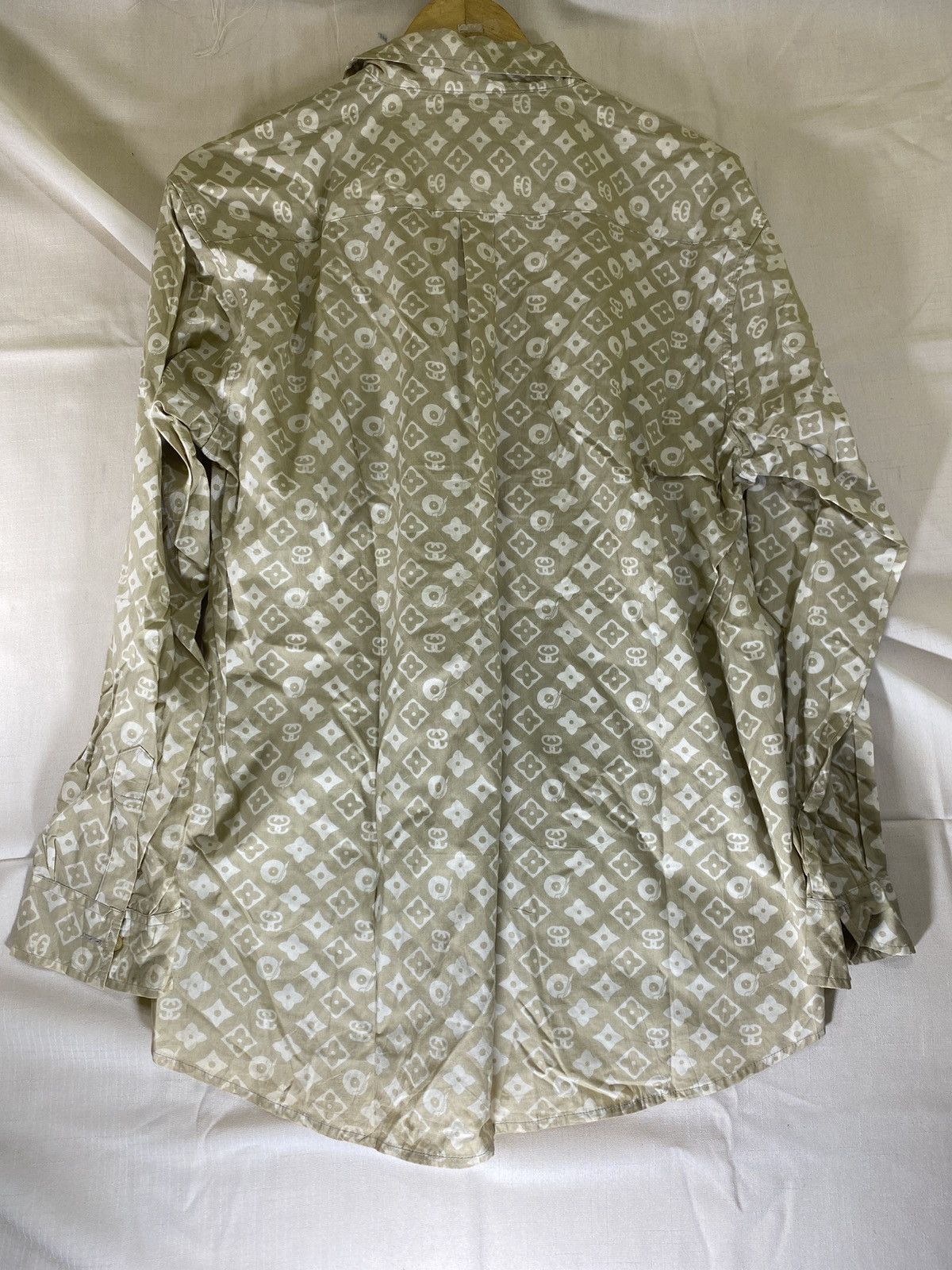 Stussy lv monogram shirt Size US L / EU 52-54 / 3 - 2 Thumbnail