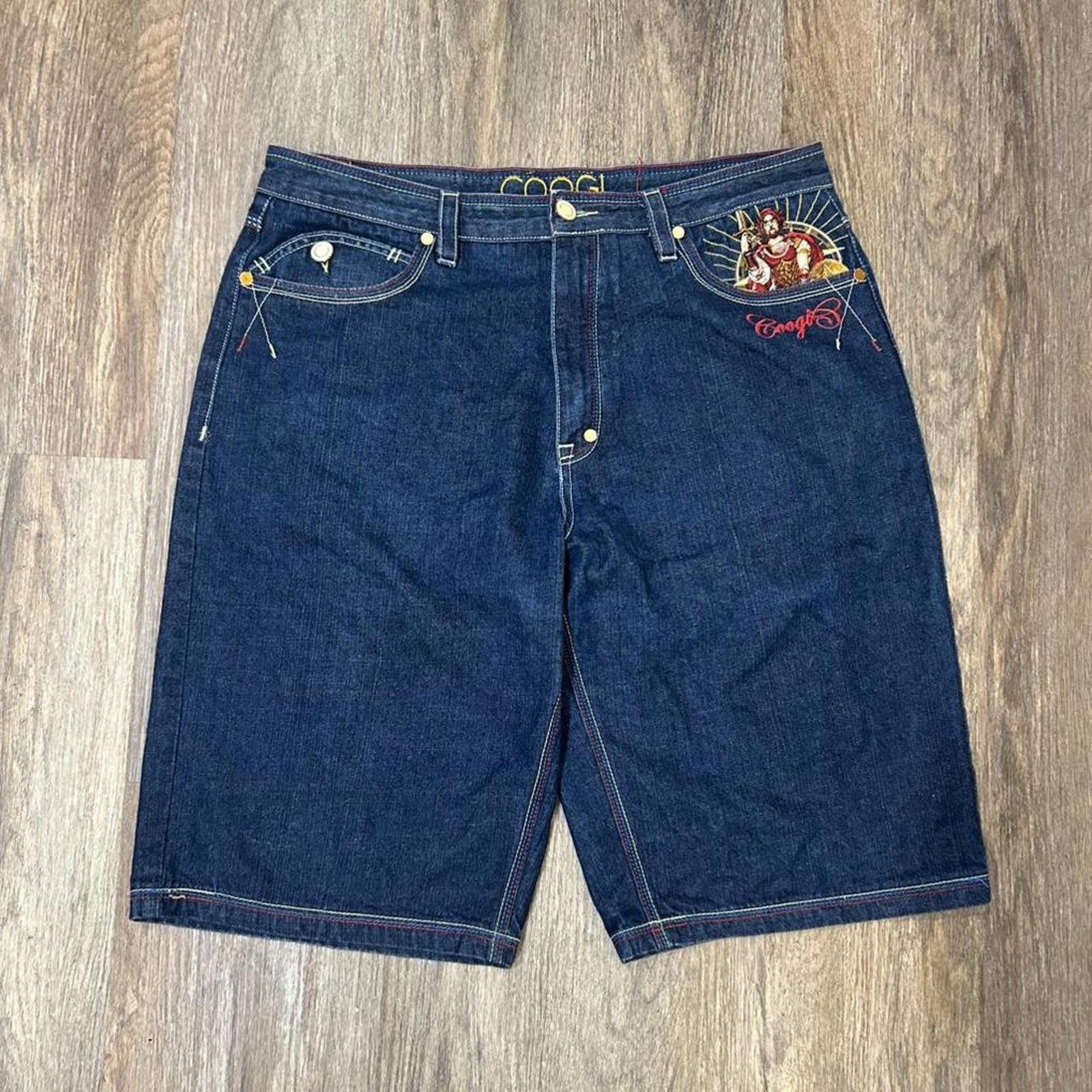 Coogi Y2K Coogi Skater Wide Leg Embroidered Denim Shorts Size US 40 / EU 56 - 3 Thumbnail
