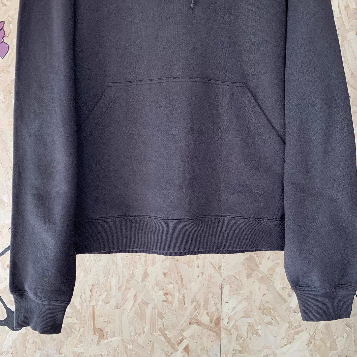 Saint Laurent Paris SAINT LAURENT Men's Fleece Embroidered Kangaroo Hoodie XL Size US XL / EU 56 / 4 - 4 Thumbnail