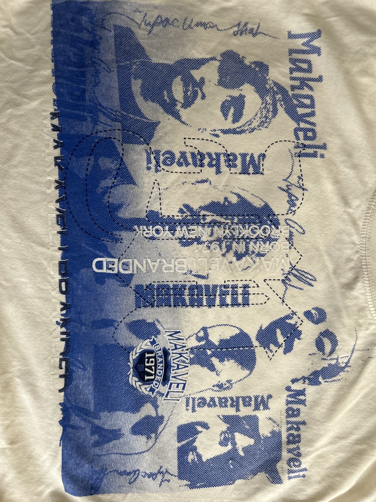 Makaveli Vintage Tupac Makaveli Double Layer T Shirt Size US M / EU 48-50 / 2 - 3 Thumbnail