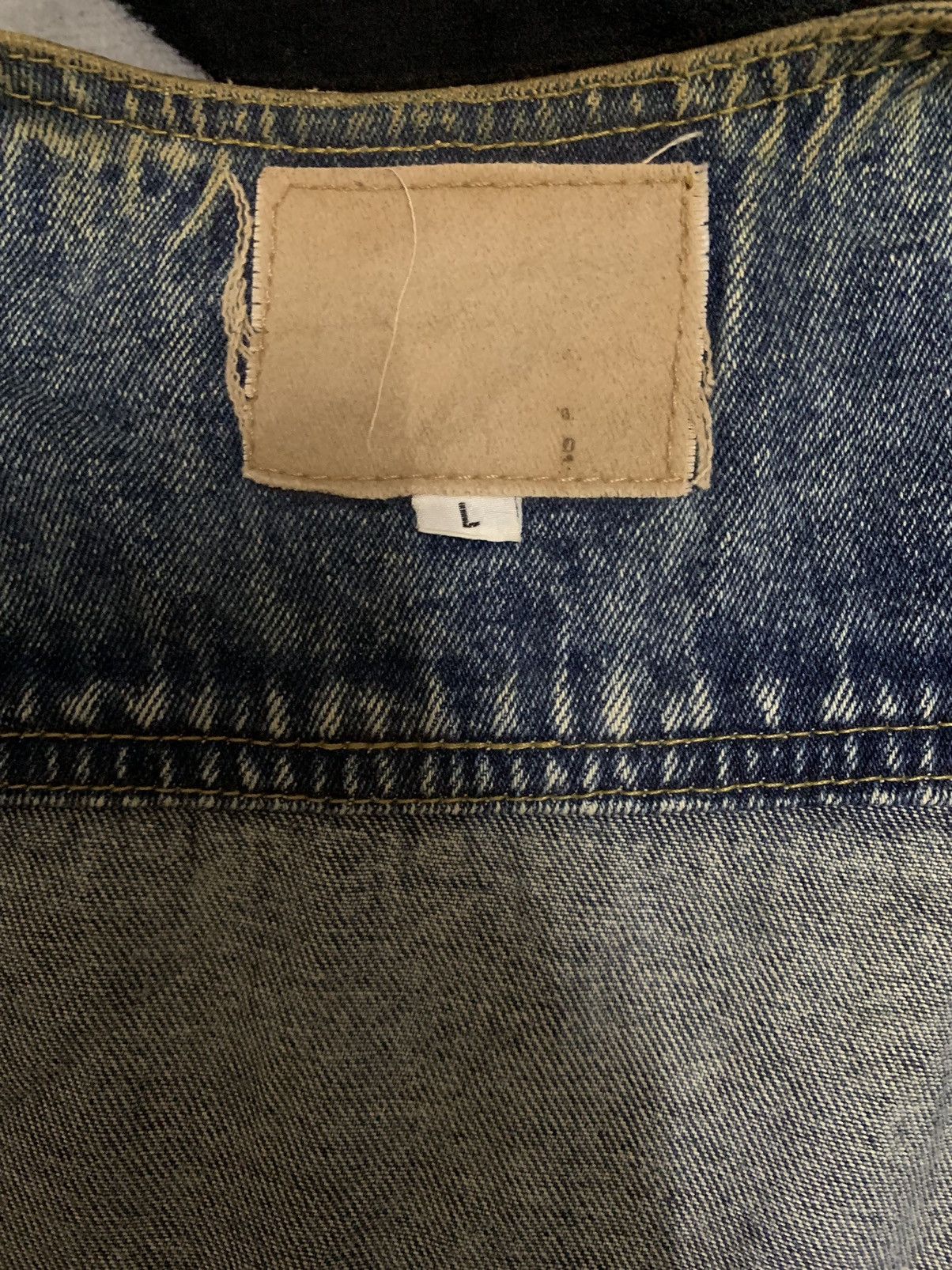 Hysteric Glamour Vintage Japanese Manx Tactical Biker/Trucker Denim Vest Size US M / EU 48-50 / 2 - 16 Thumbnail