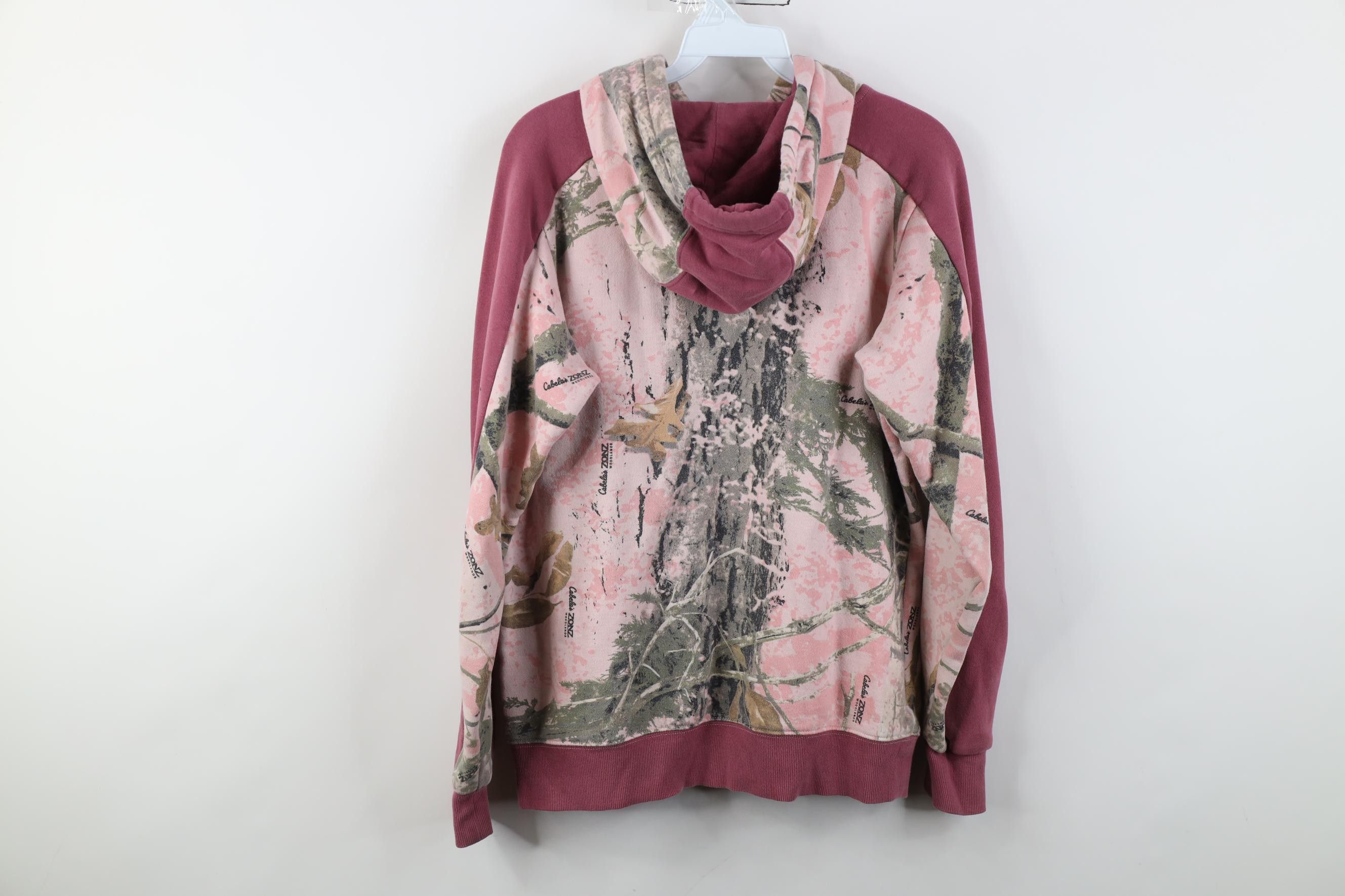 Cabelas Vintage Y2K Cabelas Spell Out Camouflage Hoodie Sweatshirt Size M / US 6-8 / IT 42-44 - 12 Thumbnail