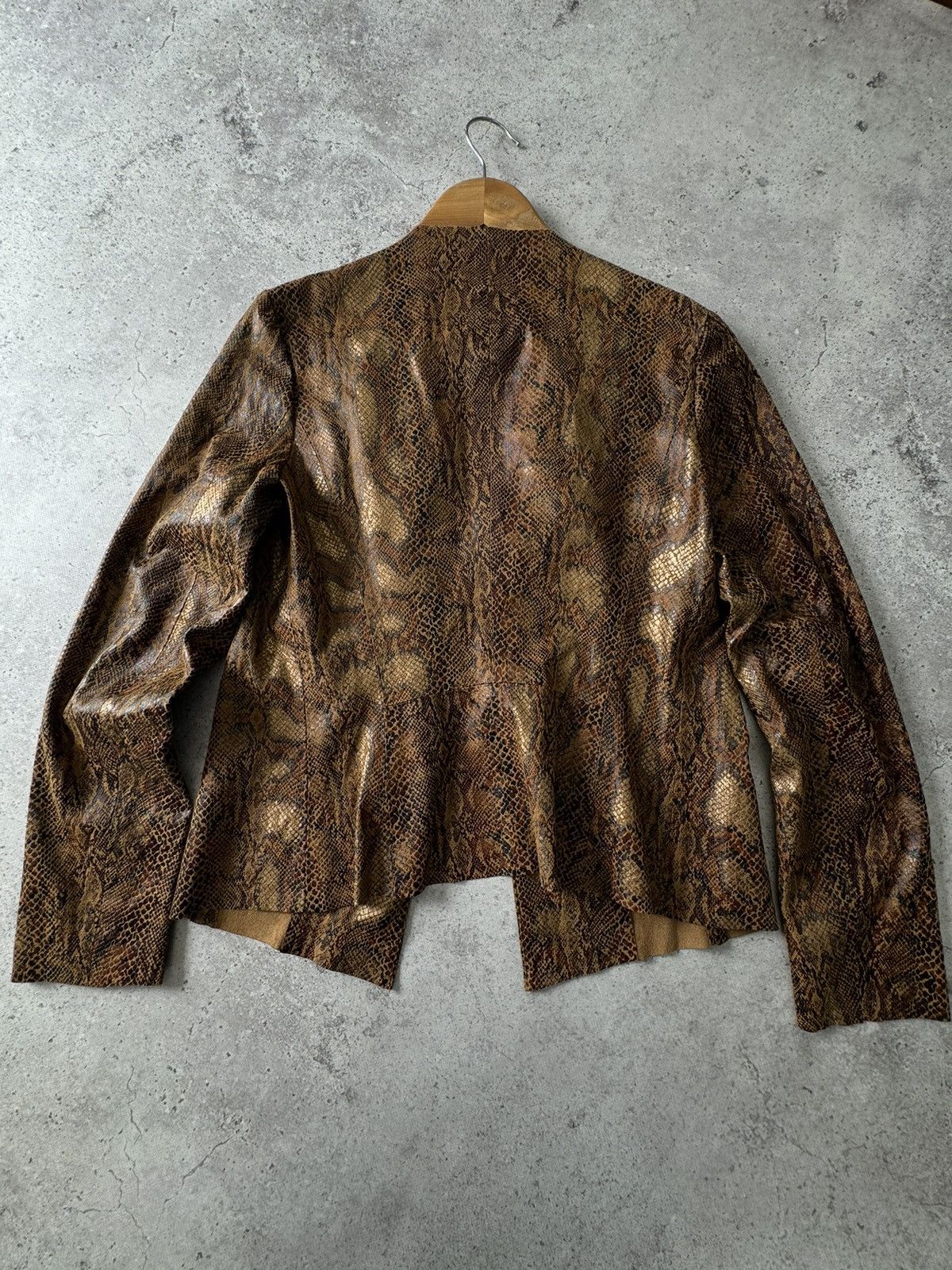 14th Addiction Snake Reptile Imitation Suede Rick Style Jacket Size US S / EU 44-46 / 1 - 5 Thumbnail