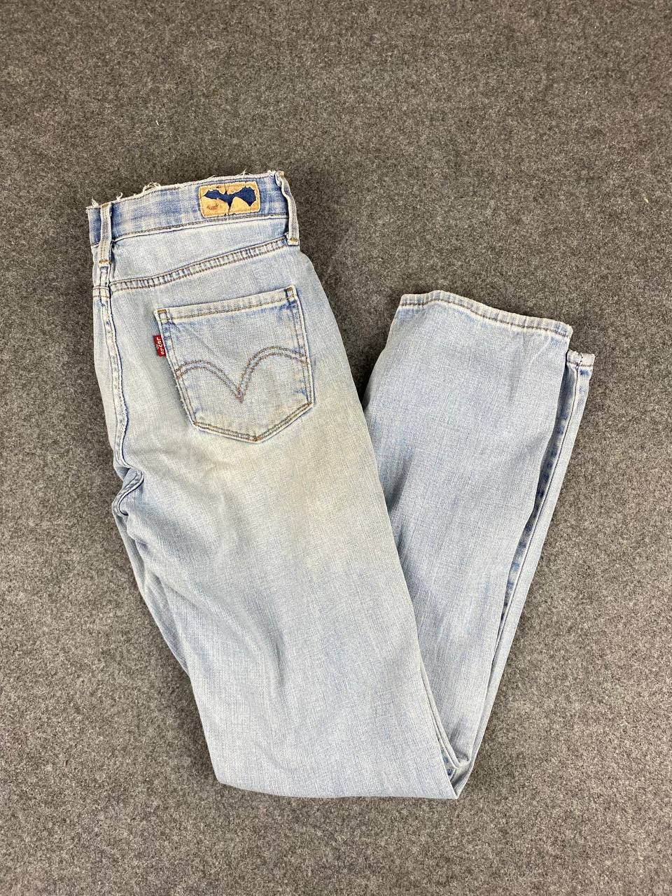 Levi's levis 525 straight leg distressed denim Size 30" / US 8 / IT 44 - 2 Thumbnail