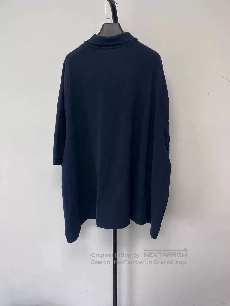 Balenciaga Balenciaga Embroidered Short Sleeve Polo. Size US M / EU 48-50 / 2 - 2 Thumbnail