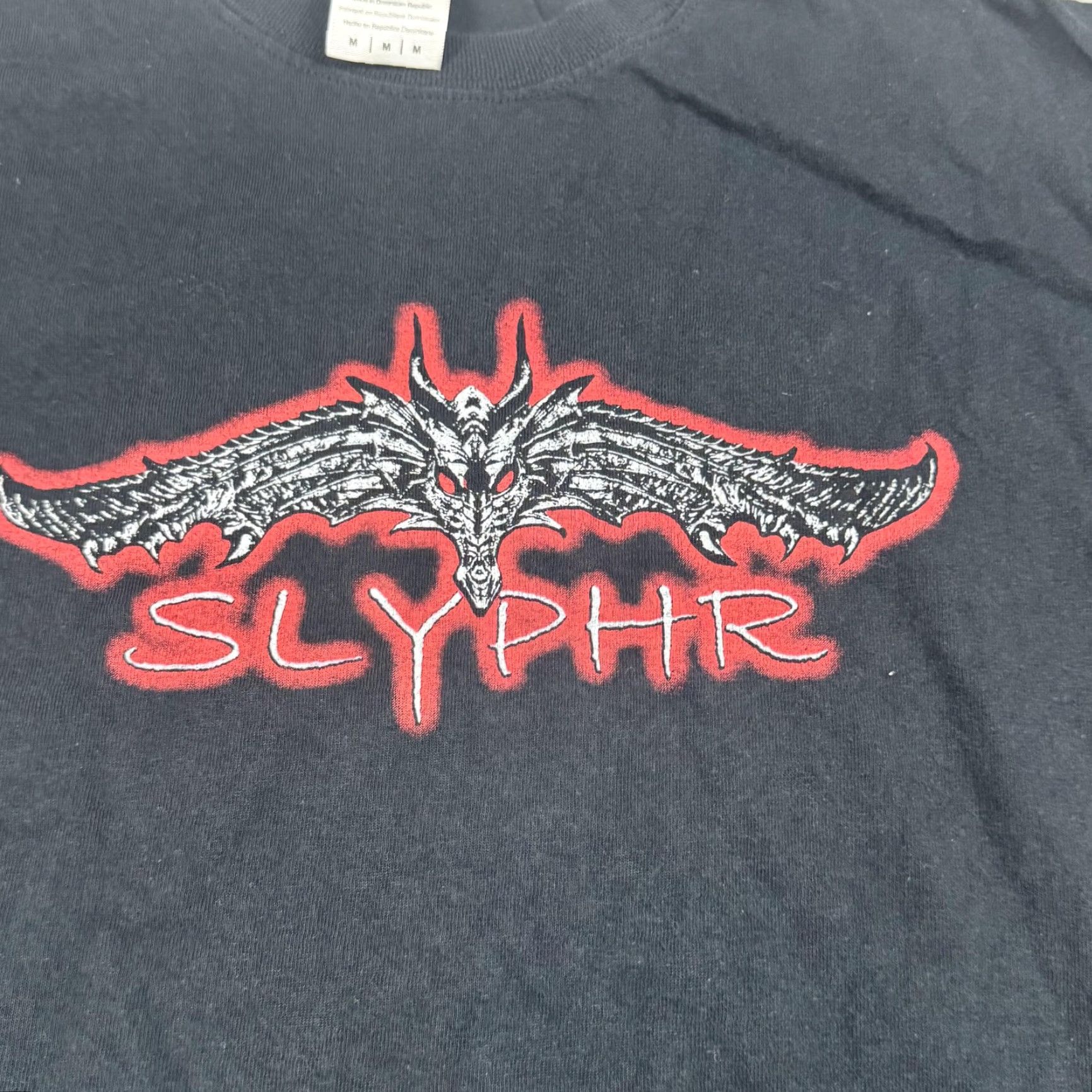 Gildan Gildan Shirt Mens Medium Black Graphic Dragon Tee Band Ultra Cotton Size US M / EU 48-50 / 2 - 2 Thumbnail